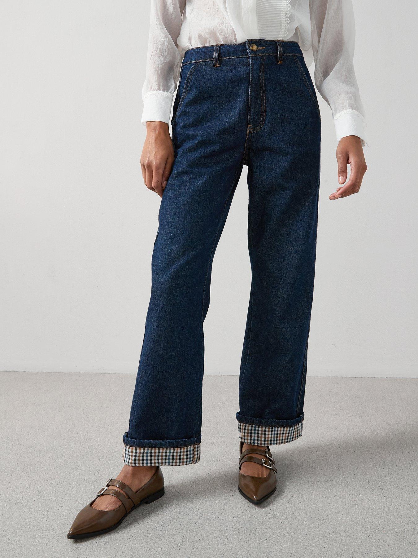 The Very Collection Denim Wide Leg Heritage Co-Ord Jeans - Dark Wash