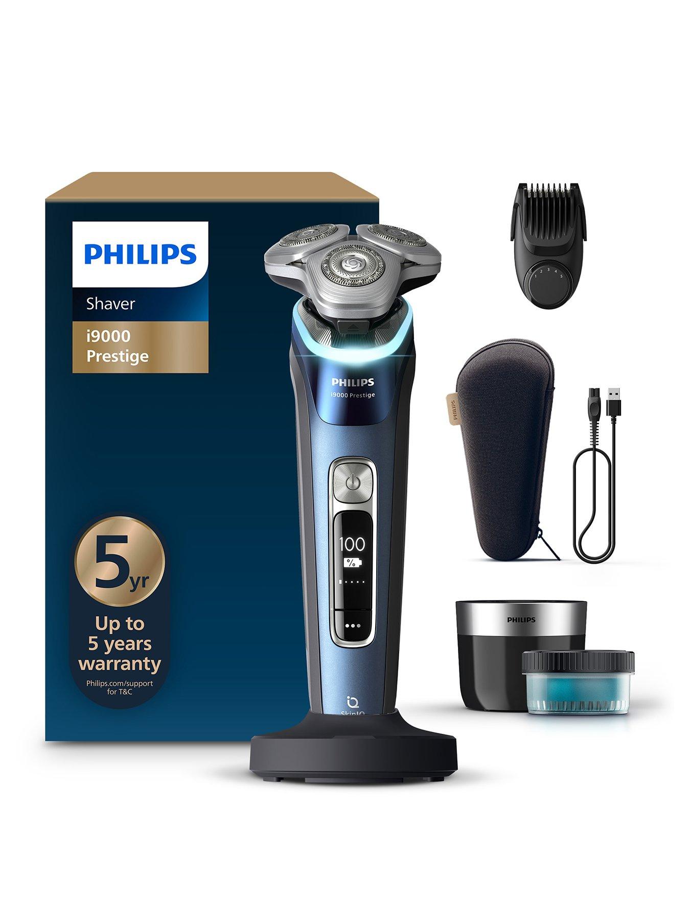 Philips Philips Shaver i9000 Prestige, XP9201/33, Wet  &  Dry Electric Shaver, With Skin IQ Technology, Triple Lift  &  Cut System, 360 Rotating Dual Steel Precision razor Blades