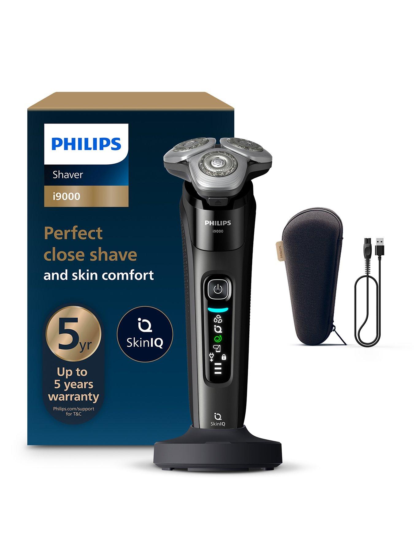 Philips Philips Shaver i9000, X9000/30, Wet  &  Dry Electric Shaver, With Skin IQ Technology, Triple Lift  &  Cut System, 360 Rotating Dual Steel Precision razor Blades