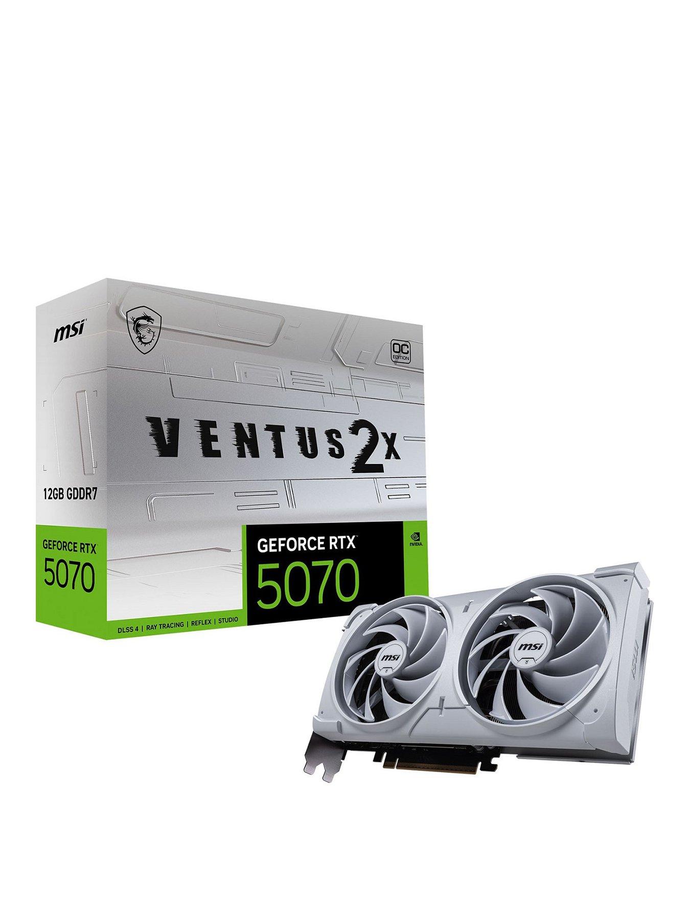 MSI VENTUS 2X OC - GEFORCE RTX 5070 - 12G - WHITE - Graphic Card