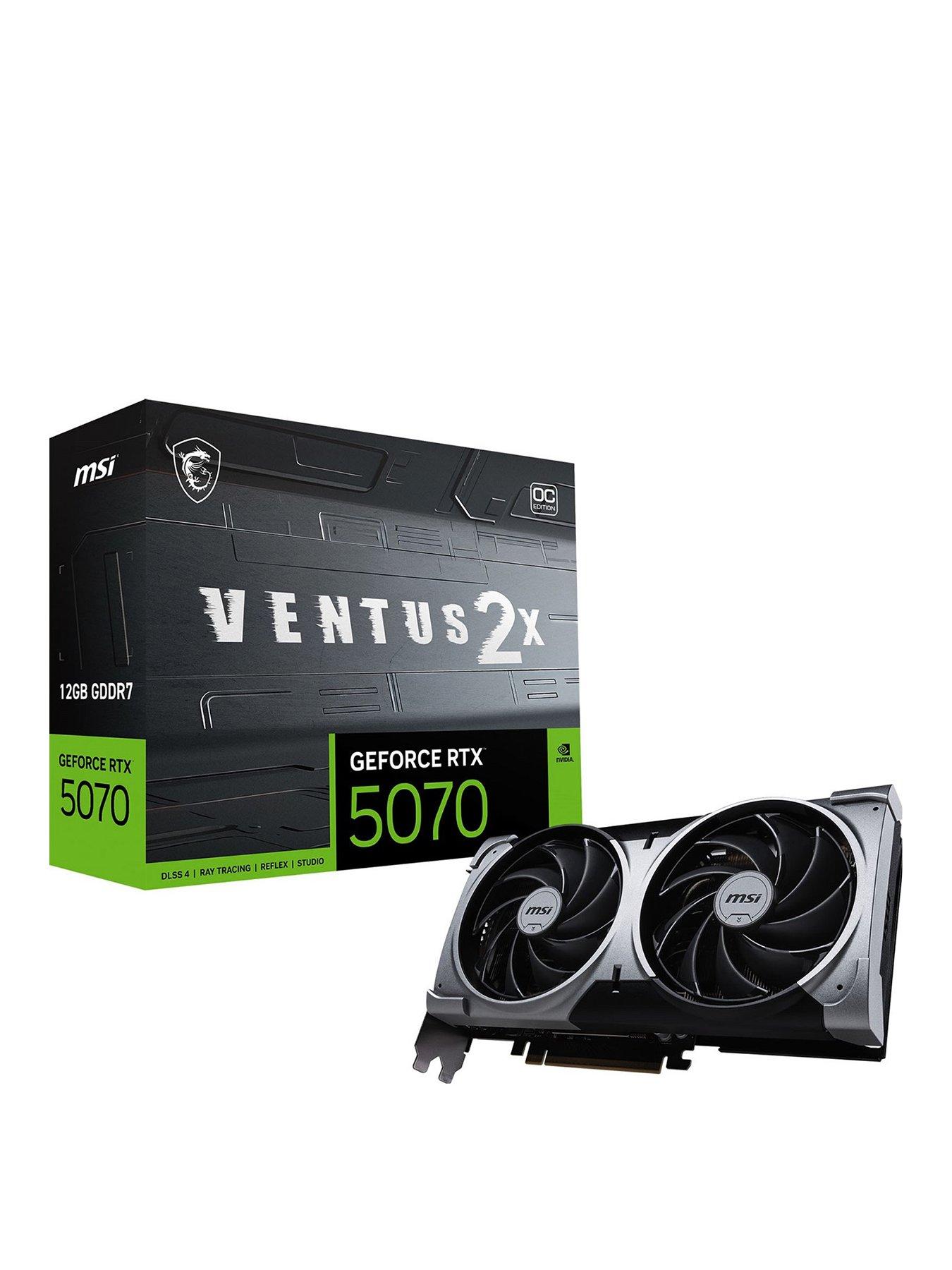 Image 1 of 7 of MSI Ventus 2X OC GeForce RTX 5070 12GB Graphics Card