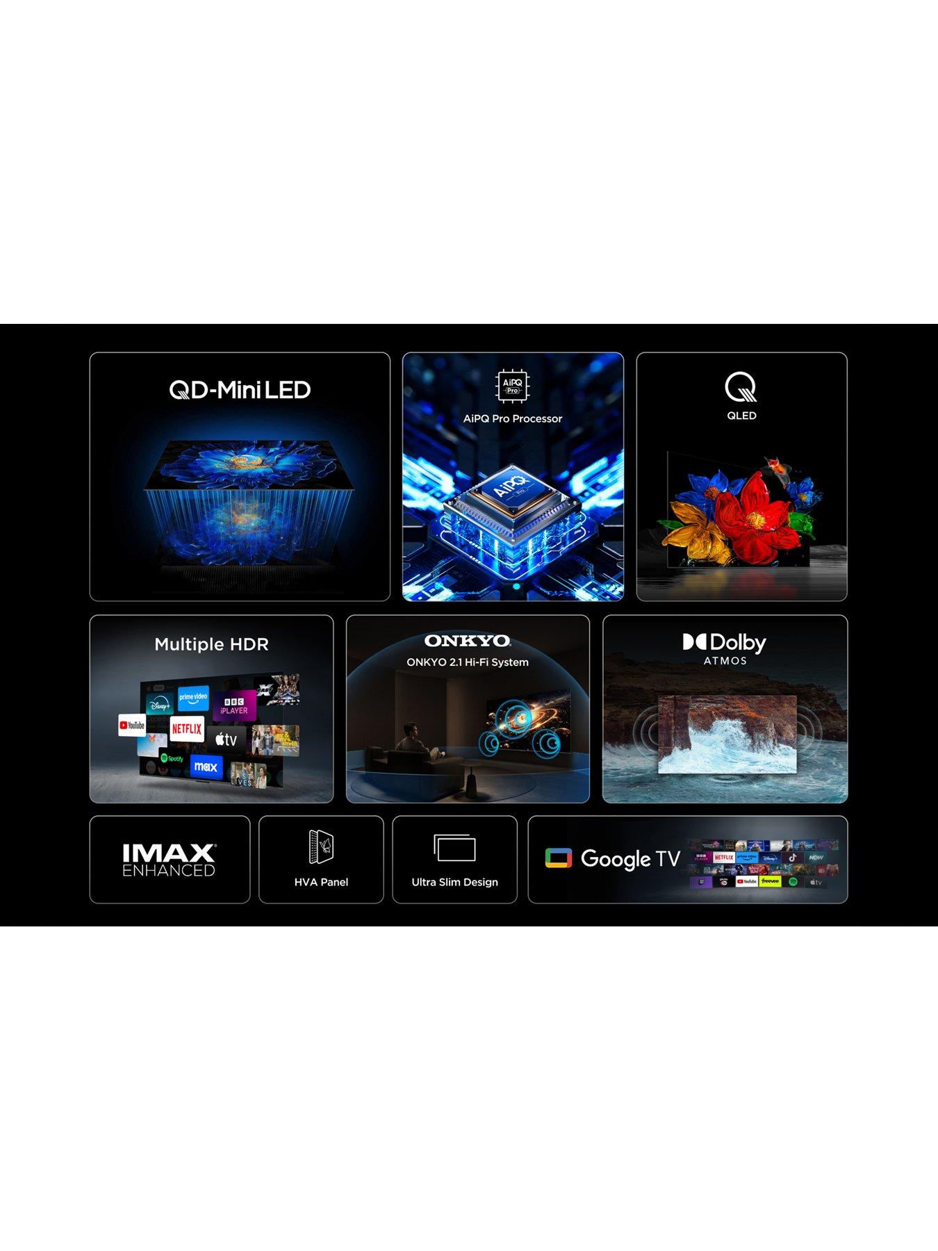Image 4 of 7 of TCL 65C6KS-UK, 65-inch C6KS Premium QD-Mini LED TV 60HZ NEW - Smart Google TV