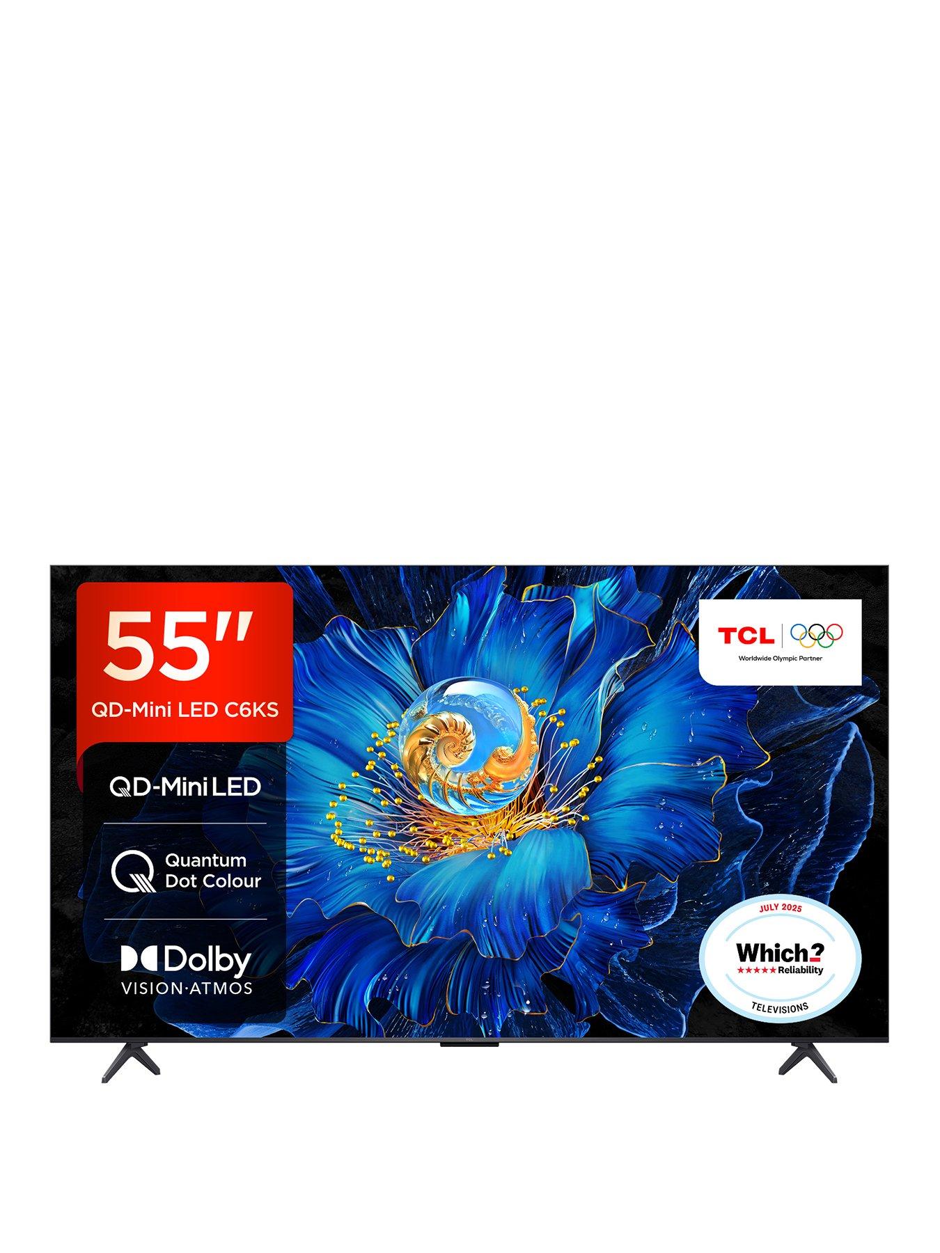 TCL 55C6KS-UK, 55-inch C6KS Premium QD-Mini LED TV 60HZ NEW - Smart Google TV