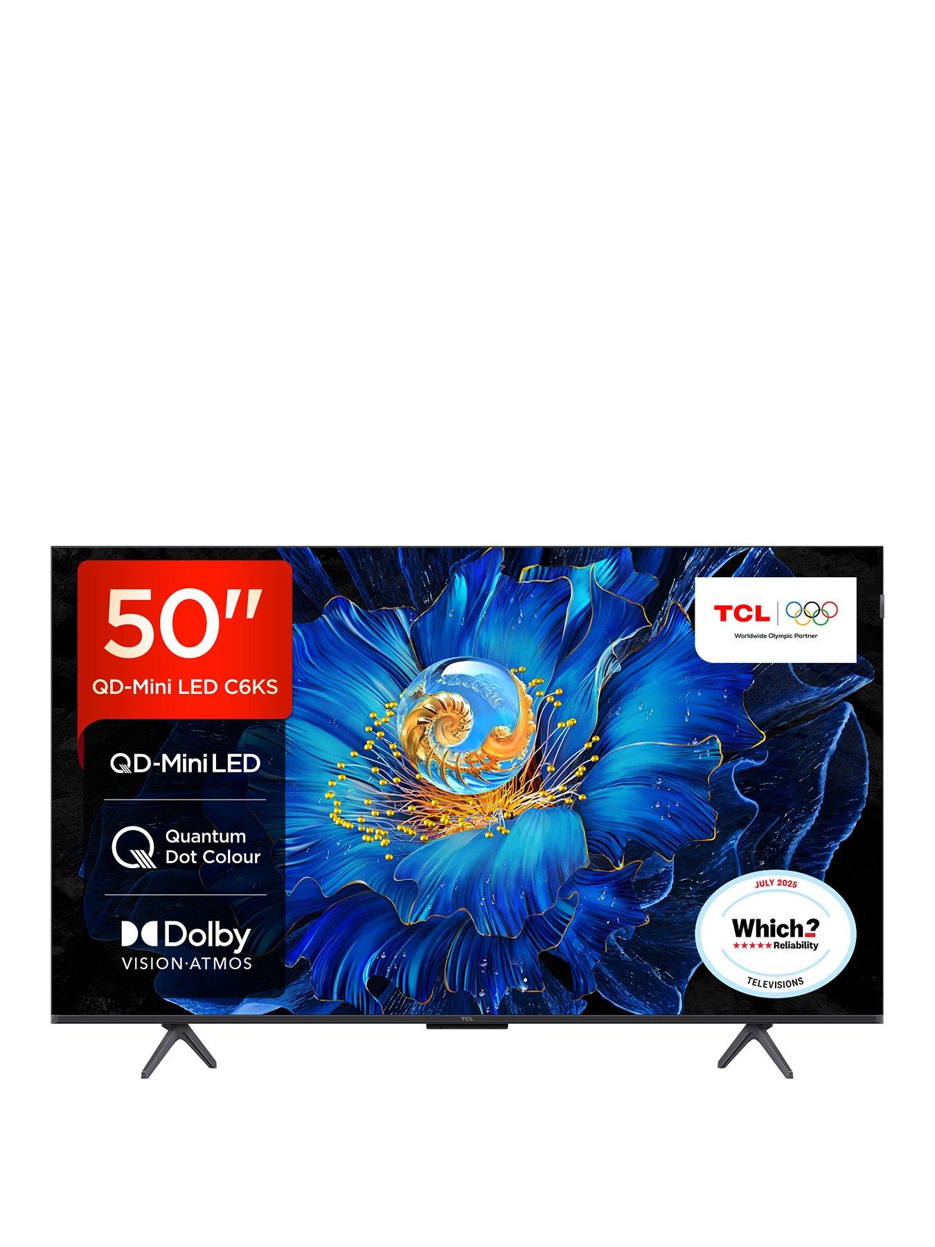 TCL 50C6KS-UK, 50-inch C6KS Premium QD-Mini LED TV 60HZ NEW - Smart Google TV
