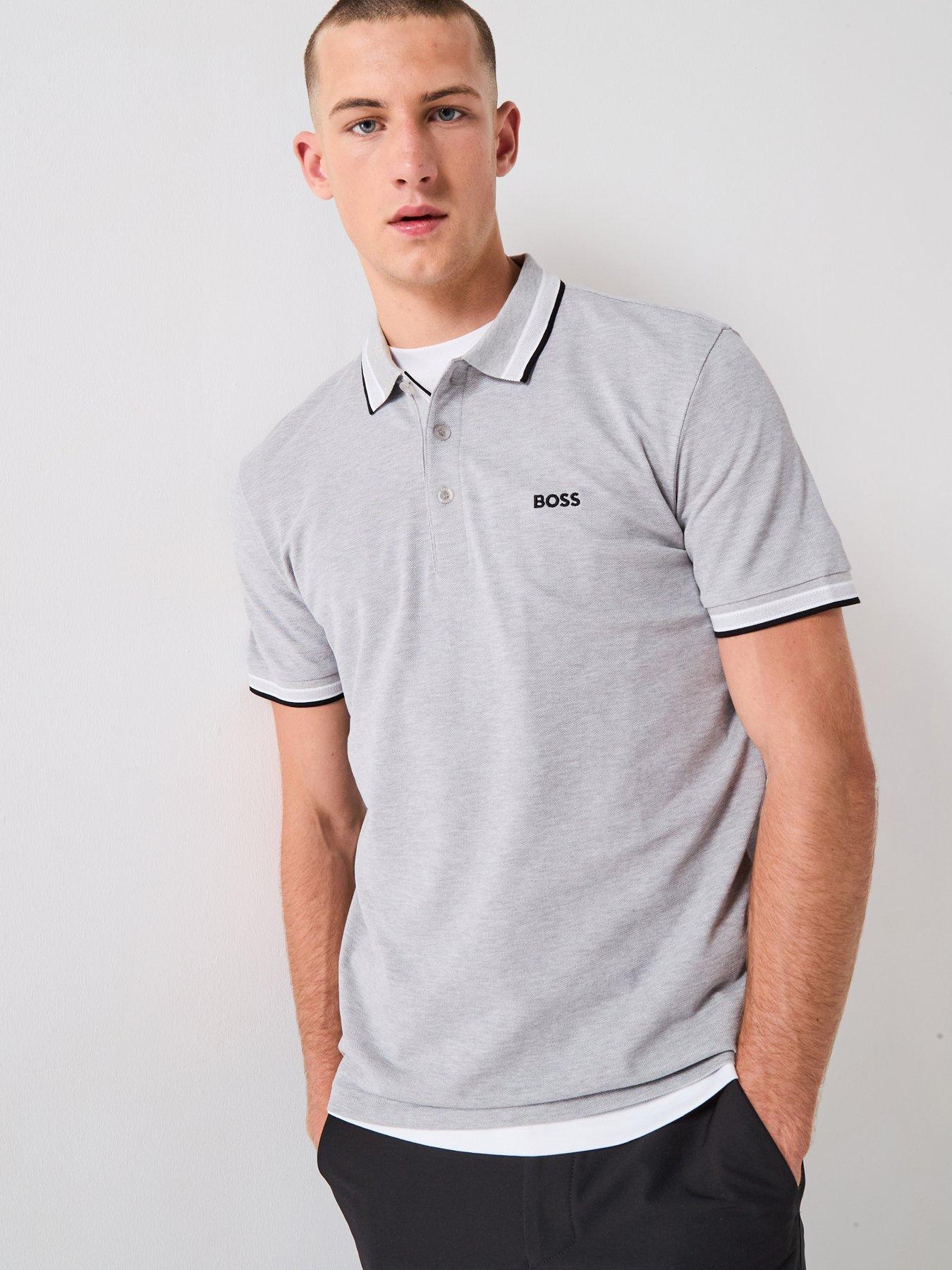 undefined Paddy Regular Fit Tipping Polo Shirt - Grey