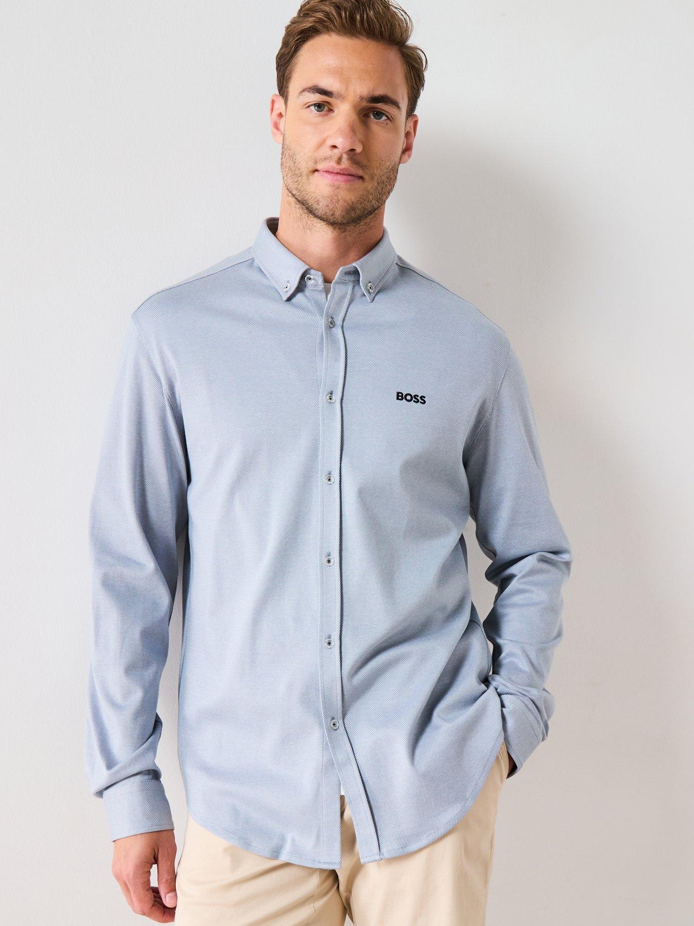 undefined Motion Regular Fit Long Sleeve Shirt - Light Grey