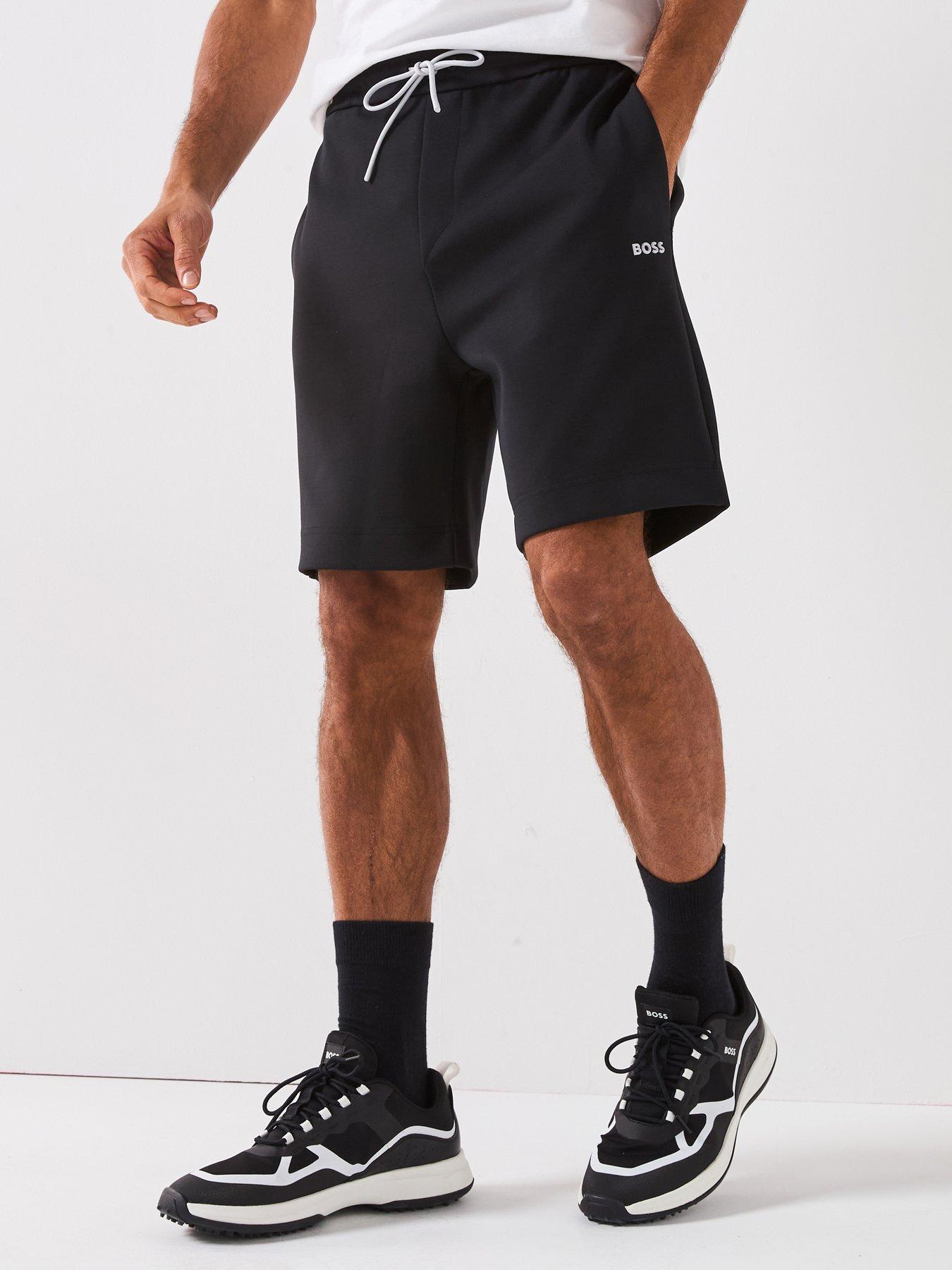 Image 1 of 5 of BOSS Shorts Zone Regular Fit Jersey Shorts - Black
