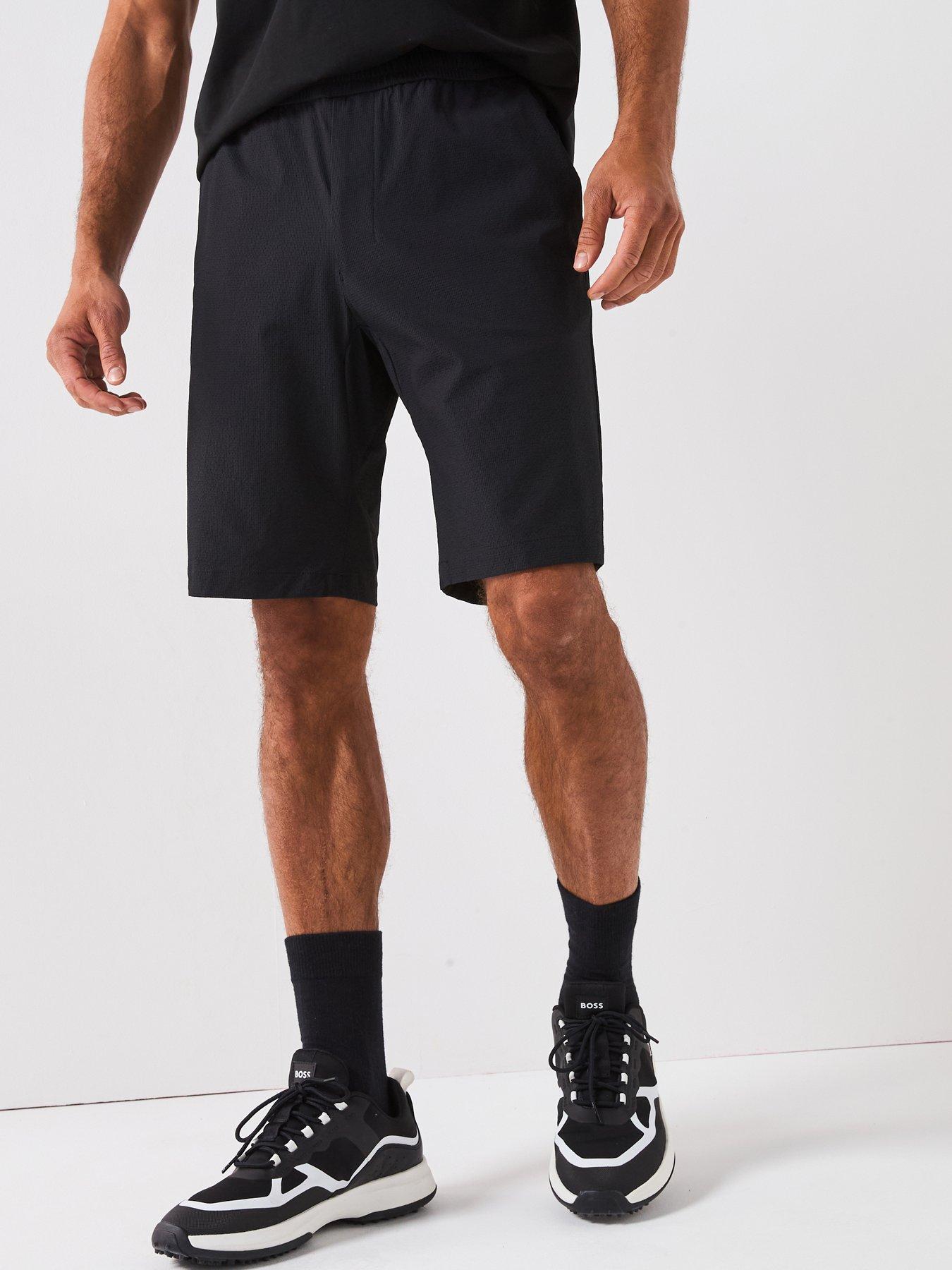BOSS Flex Seersucker Shorts - Black