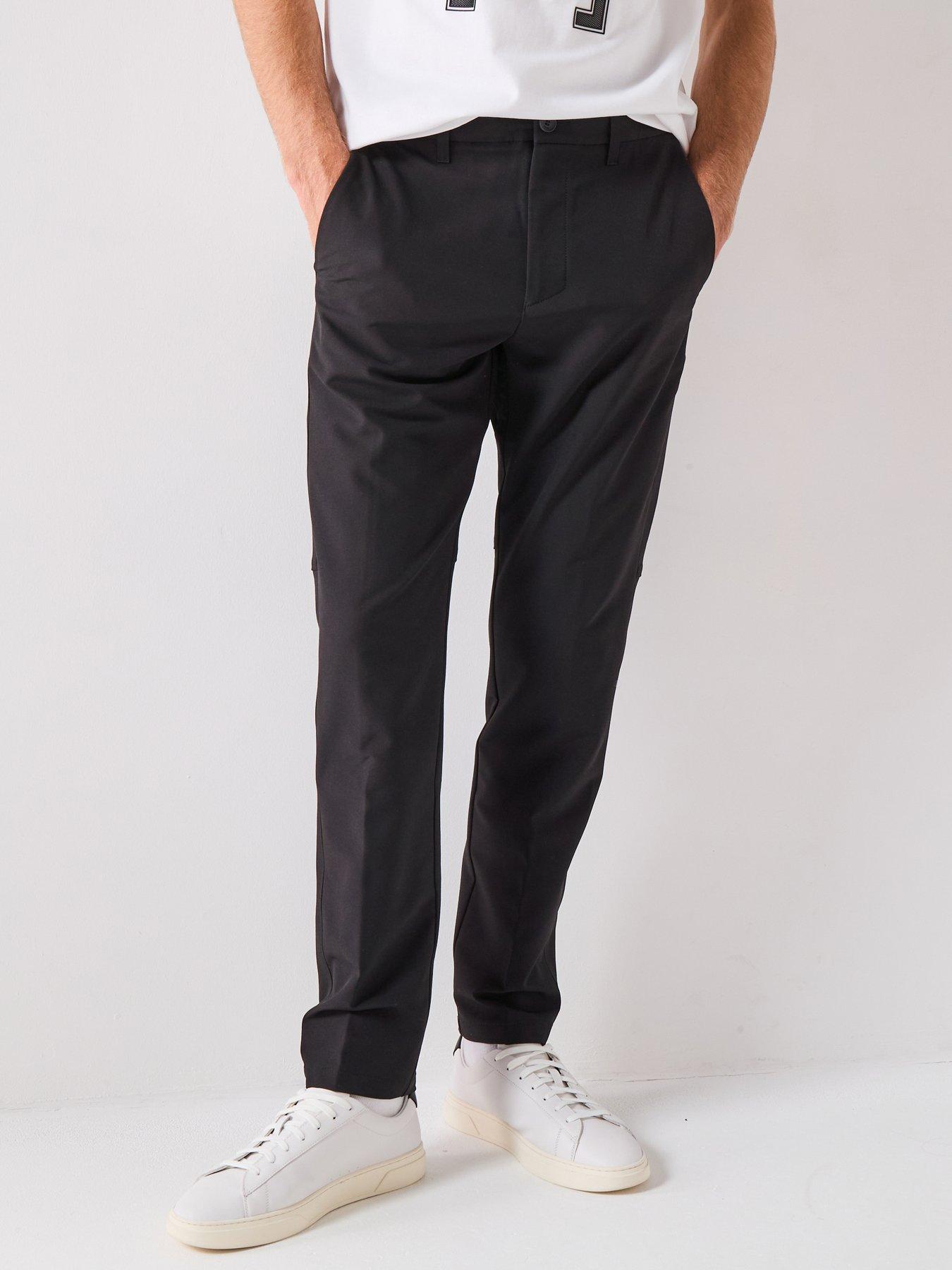 BOSS Commuter Regular Fit Techlite Trousers - Black