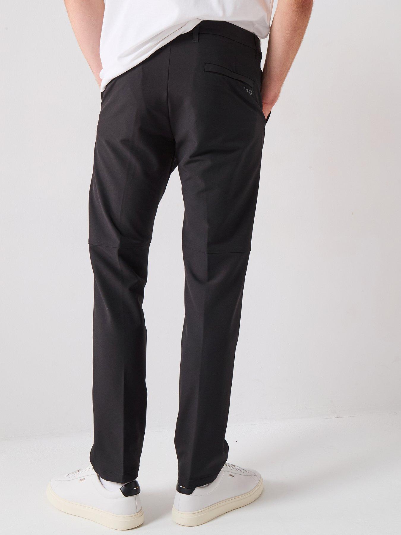 Image 2 of 5 of BOSS Commuter Regular Fit Techlite Trousers - Black