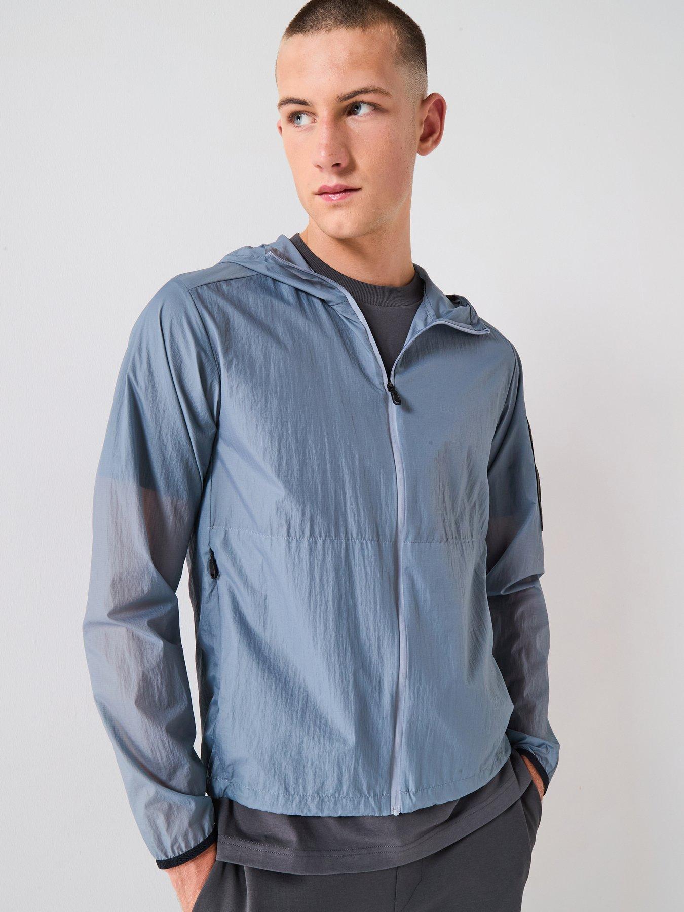 Image 1 of 6 of BOSS Boss Airynix Jacket Lightweight Jacket - Light Grey