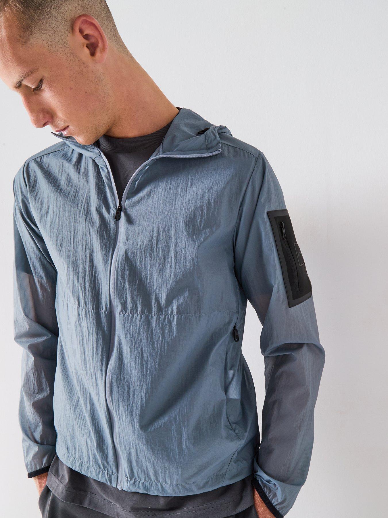 Image 5 of 6 of BOSS Boss Airynix Jacket Lightweight Jacket - Light Grey