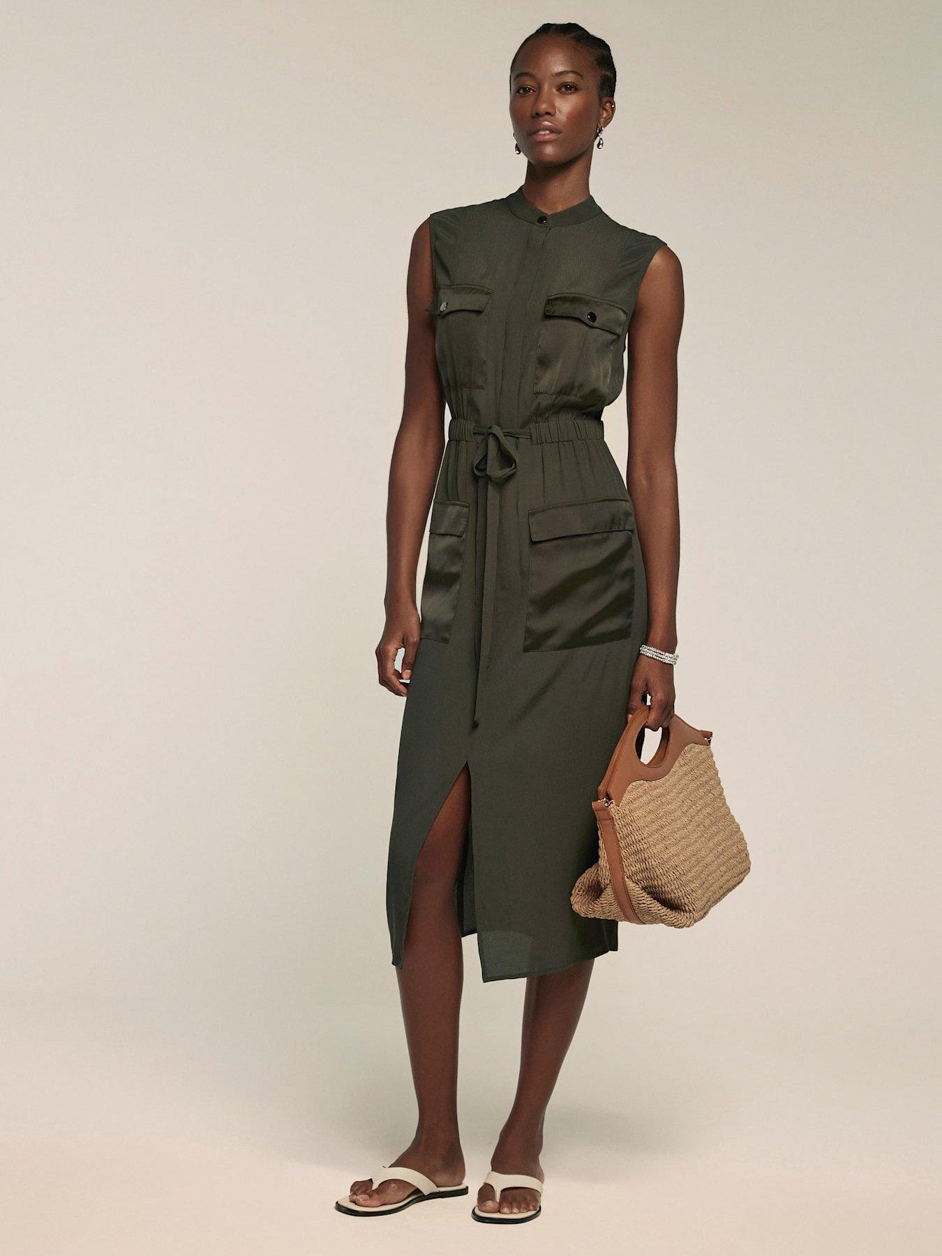 Womens Clothing River Island Utility Shirt Dress Women's Elegant
