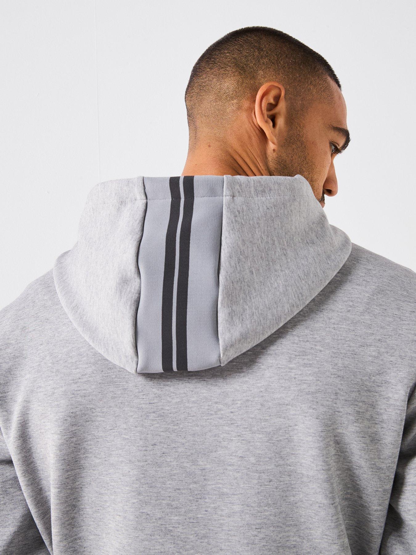 Image 5 of 6 of BOSS Zone Full Zip Regular Fit Hoodie - Dark Grey