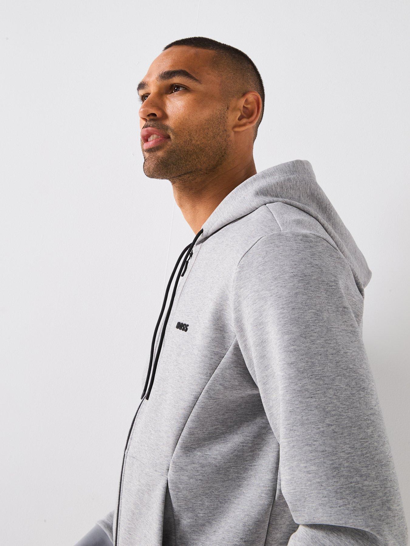 Image 6 of 6 of BOSS Zone Full Zip Regular Fit Hoodie - Dark Grey