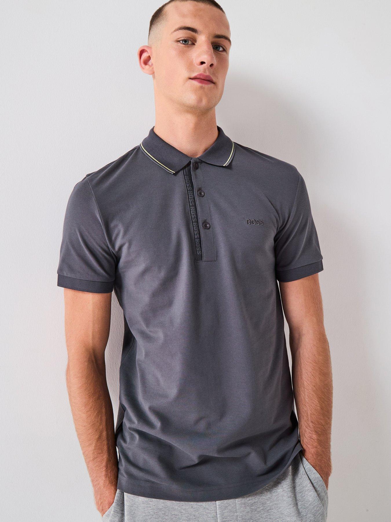 undefined Paule 4 Slim Fit Polo Shirt - Dark Grey