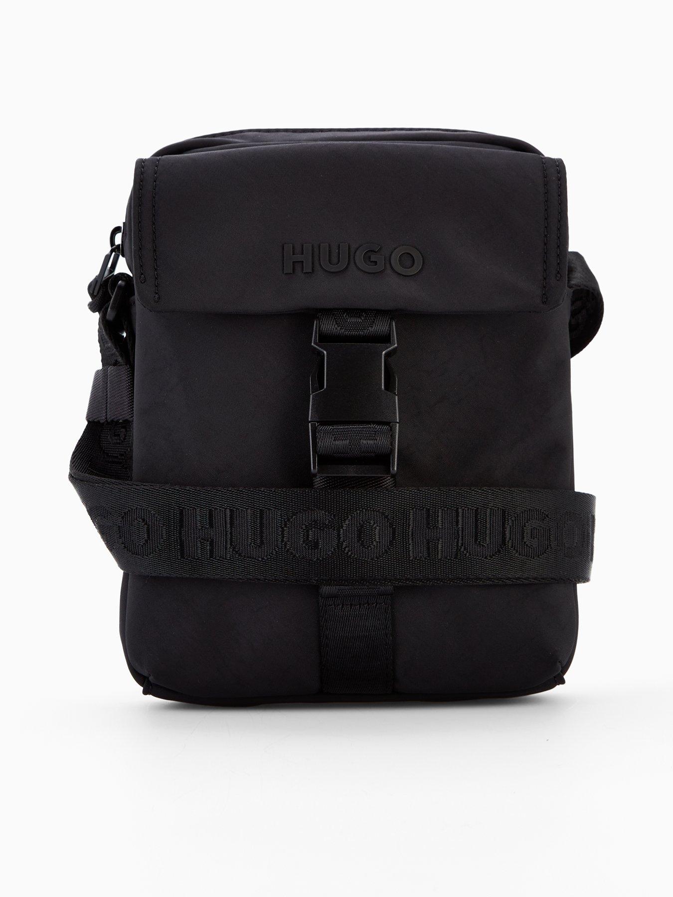 Image 1 of 4 of HUGO Marsel Zip Crossbody Bag - Black