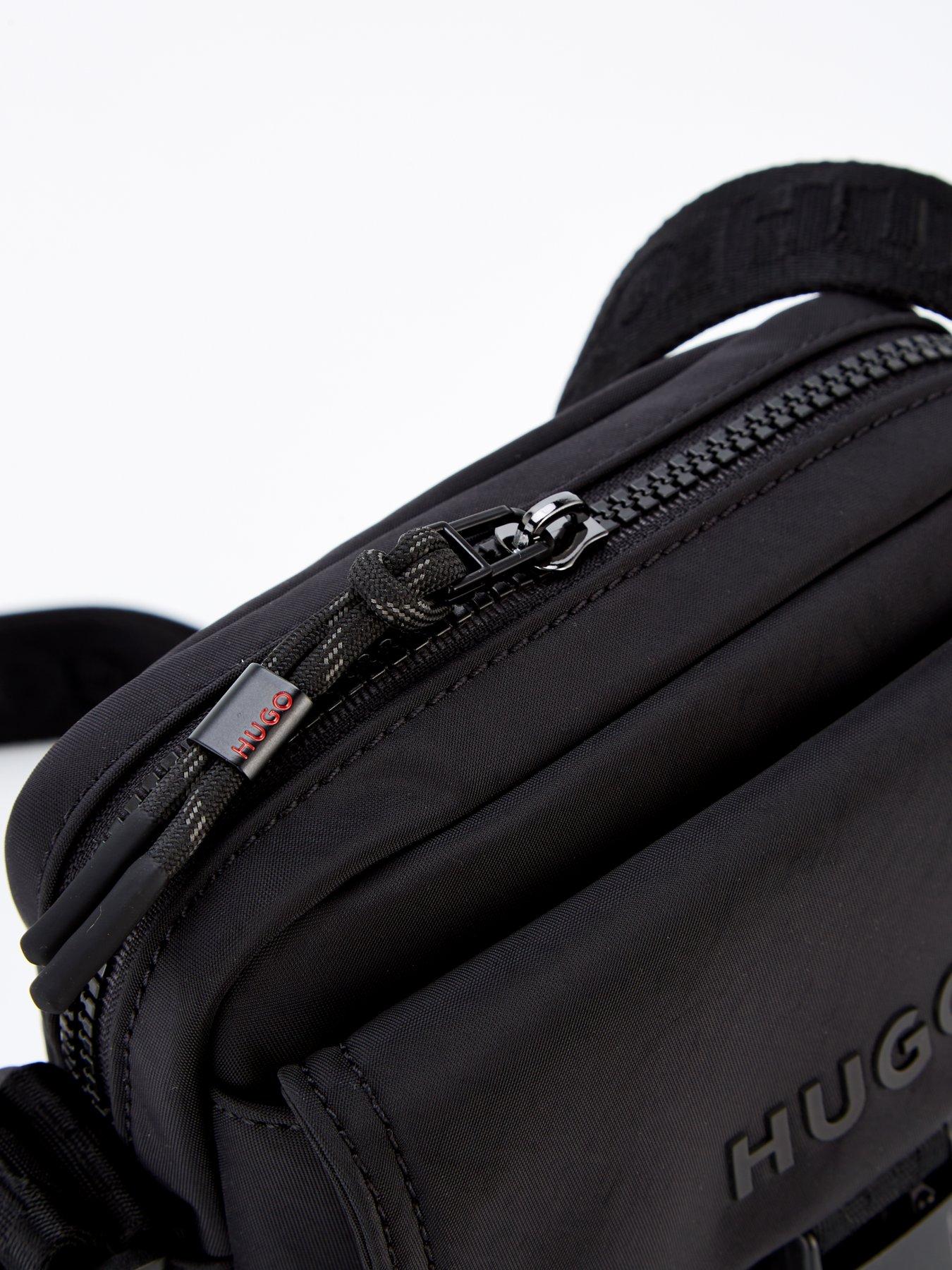 Image 4 of 4 of HUGO Marsel Zip Crossbody Bag - Black
