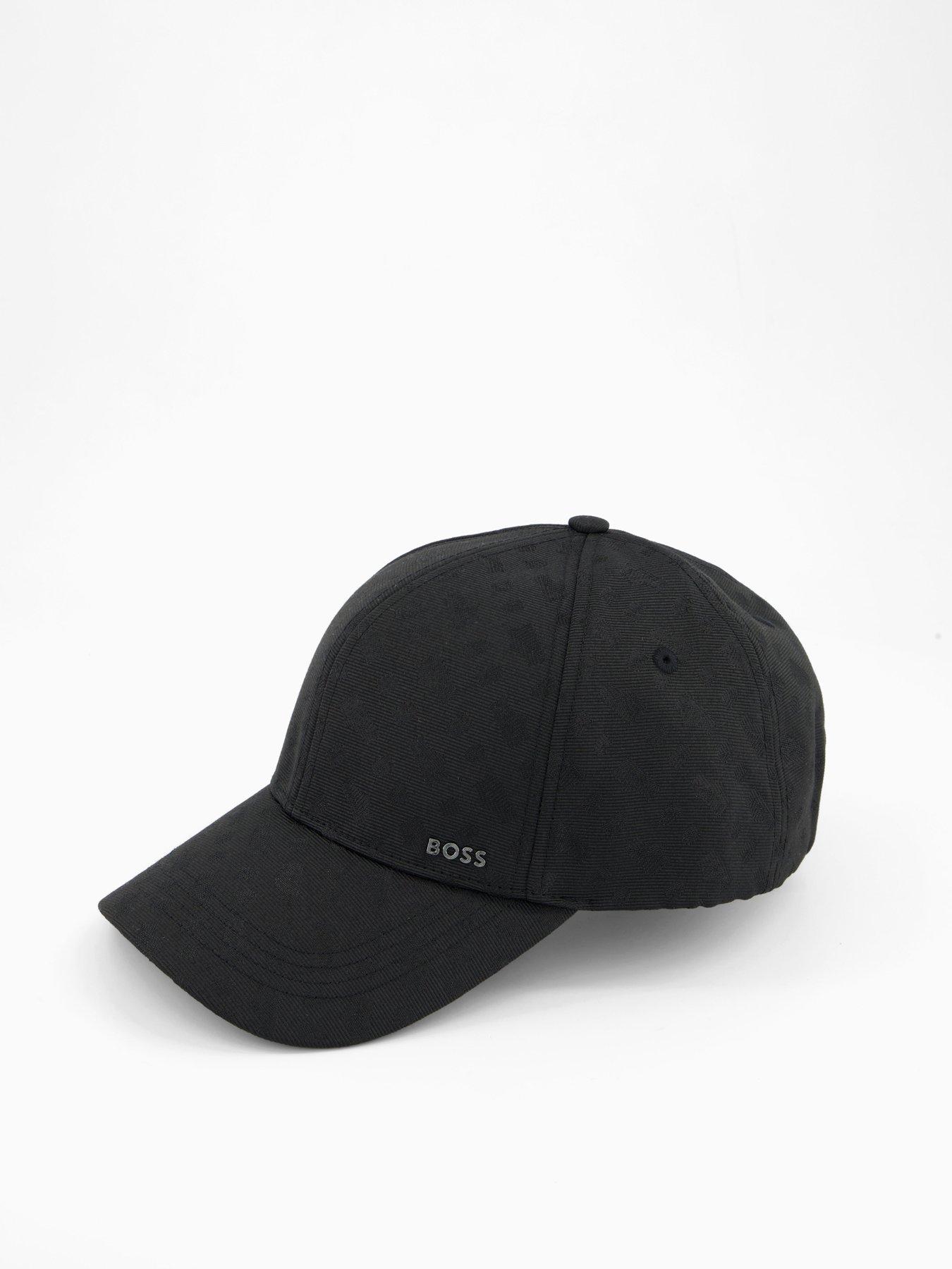 Image 2 of 4 of BOSS Zed All Over Monogram Cap - Black
