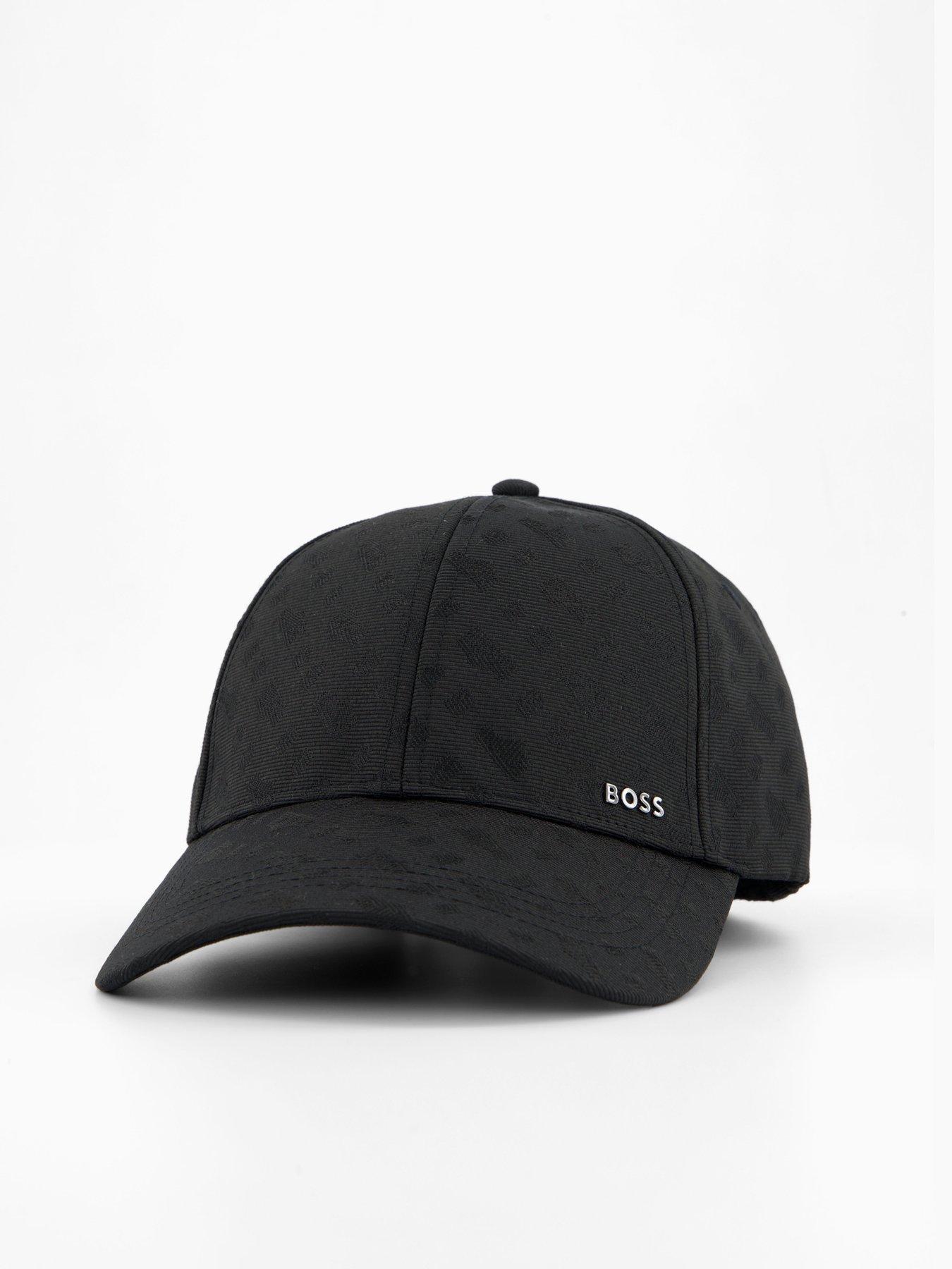 Image 3 of 4 of BOSS Zed All Over Monogram Cap - Black