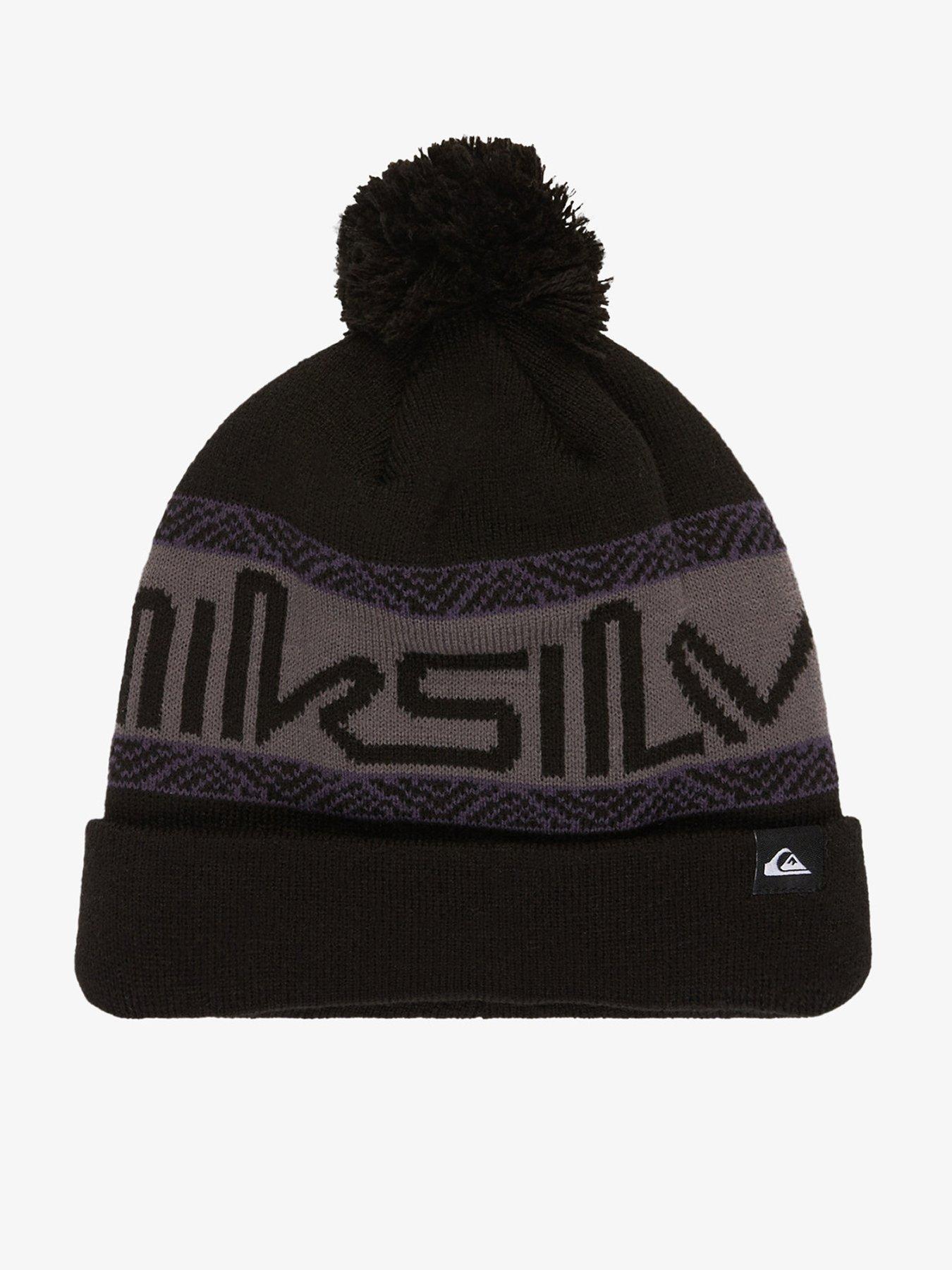 quiksilver-junior-boys-skiing-summit-beanie-hat-black