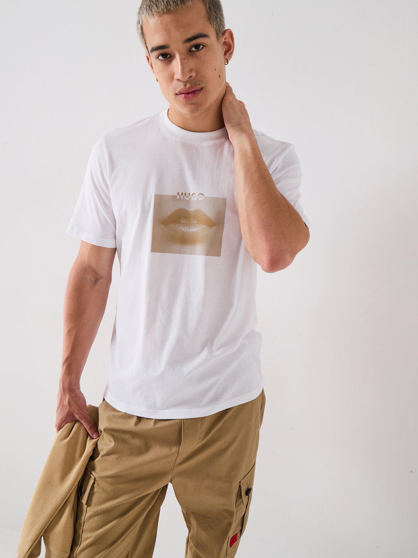 hugo-regular-fit-deterni-lips-graphic-t-shirt-whitedetail