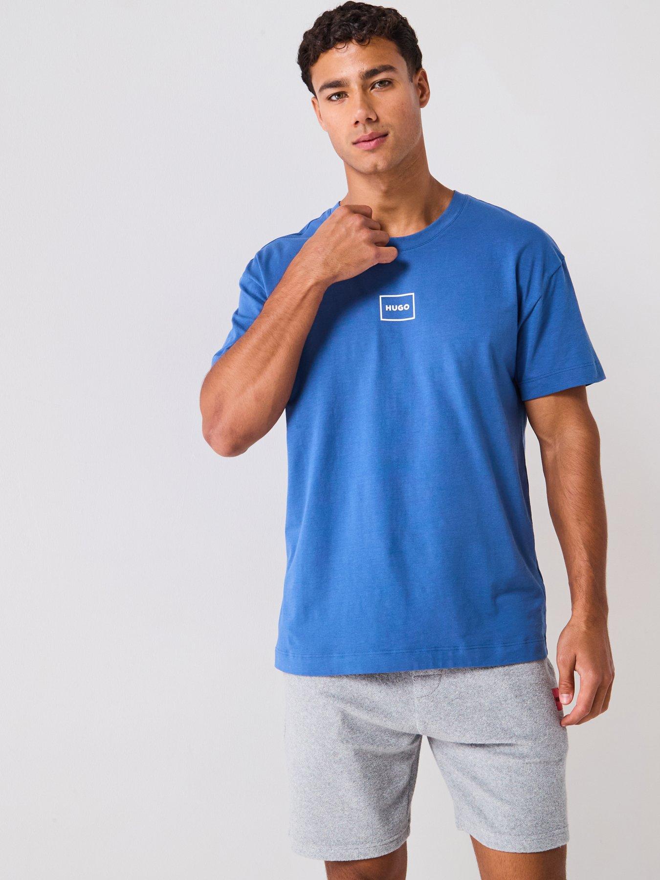 undefined Bodywear Laze Relaxed Fit Loungewear T-Shirt - Blue