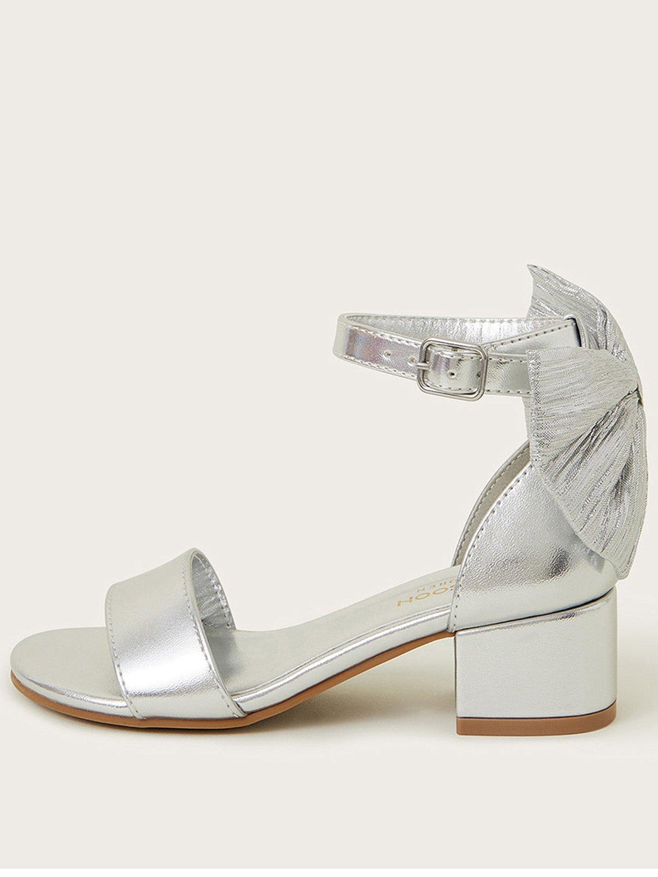 monsoon-girls-two-part-bow-heeled-sandals-silverfront