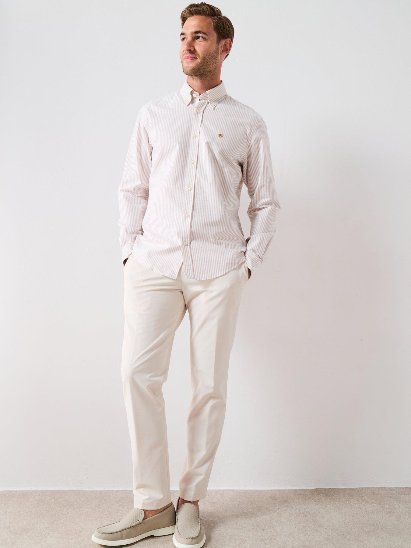 boss-h-liam-striped-regular-fit-oxford-shirt-beigeback