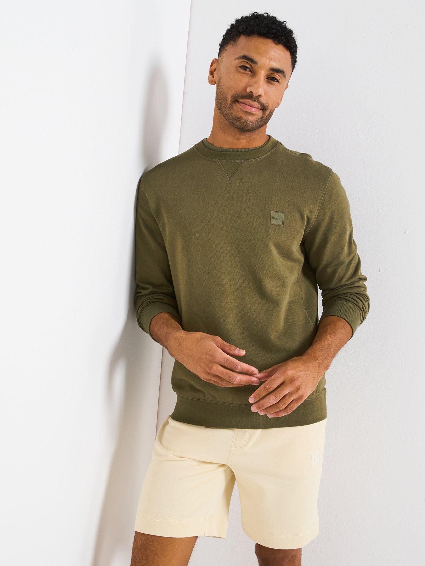 undefined Westart Relaxed Fit Crew Sweater - Green