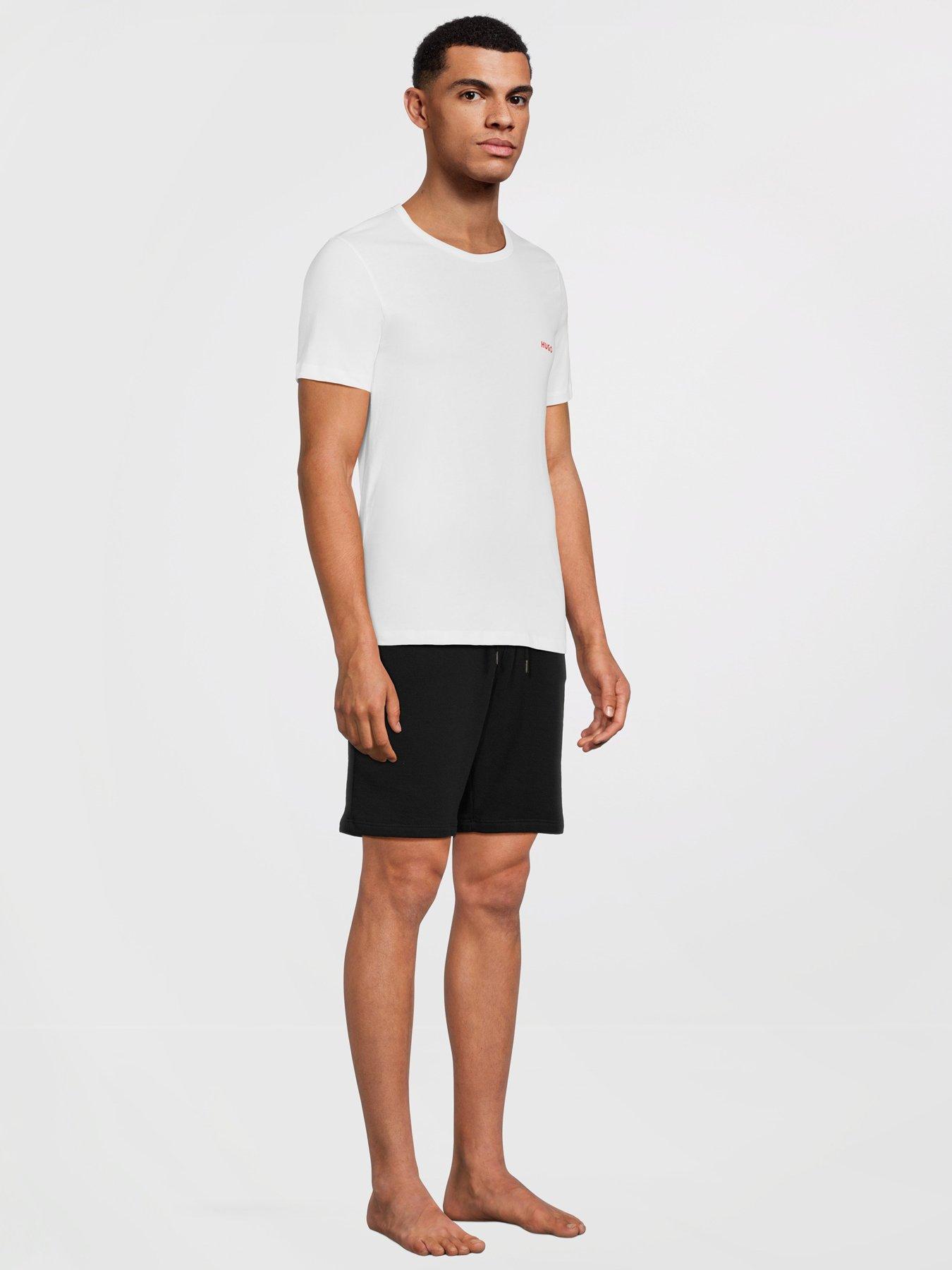 Image 5 of 6 of HUGO Bodywear Regular Fit 3 Pack T-Shirt - Assorted