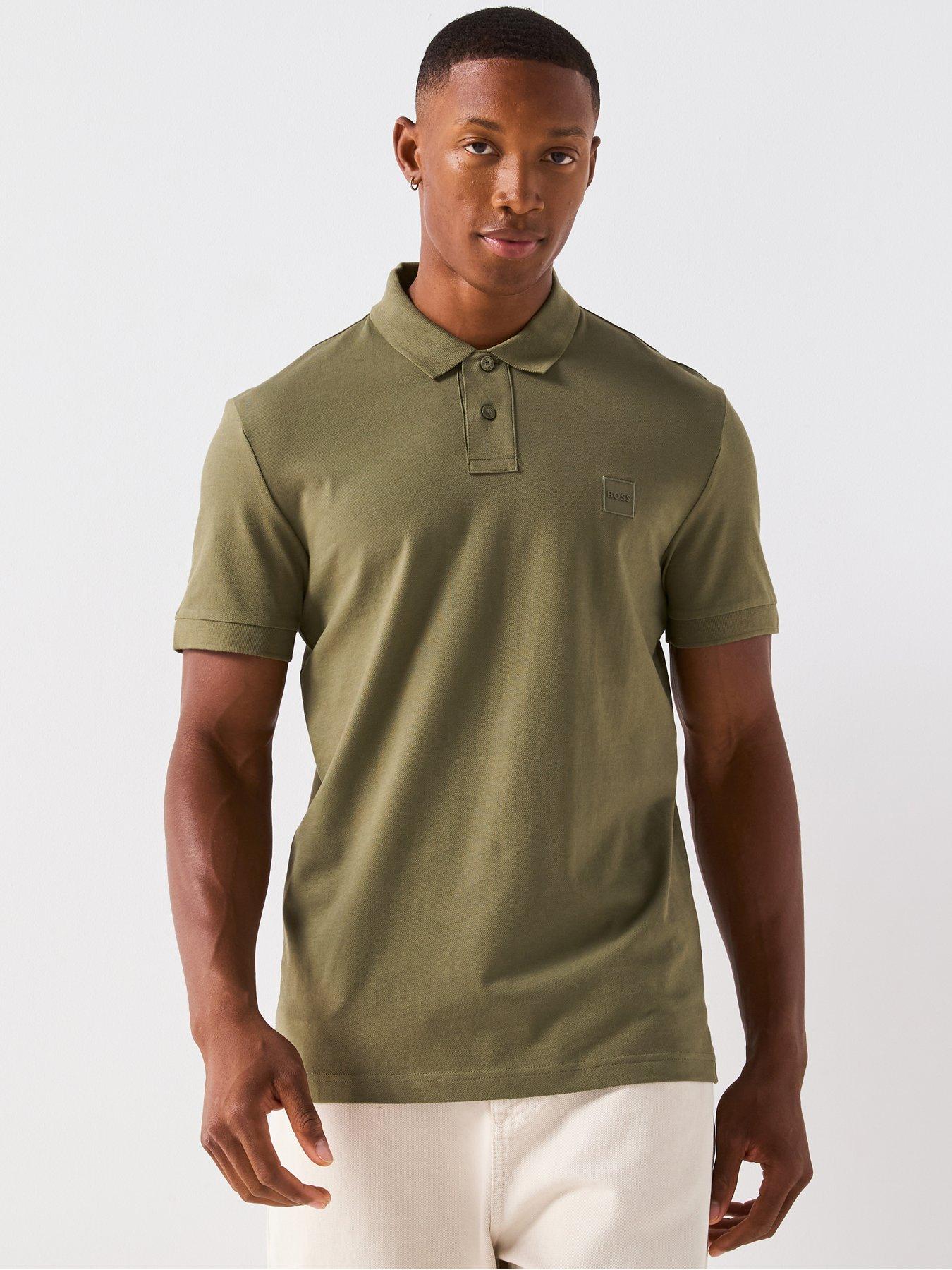 boss-passenger-slim-fit-tonal-patch-logo-polo-shirt-greenfront