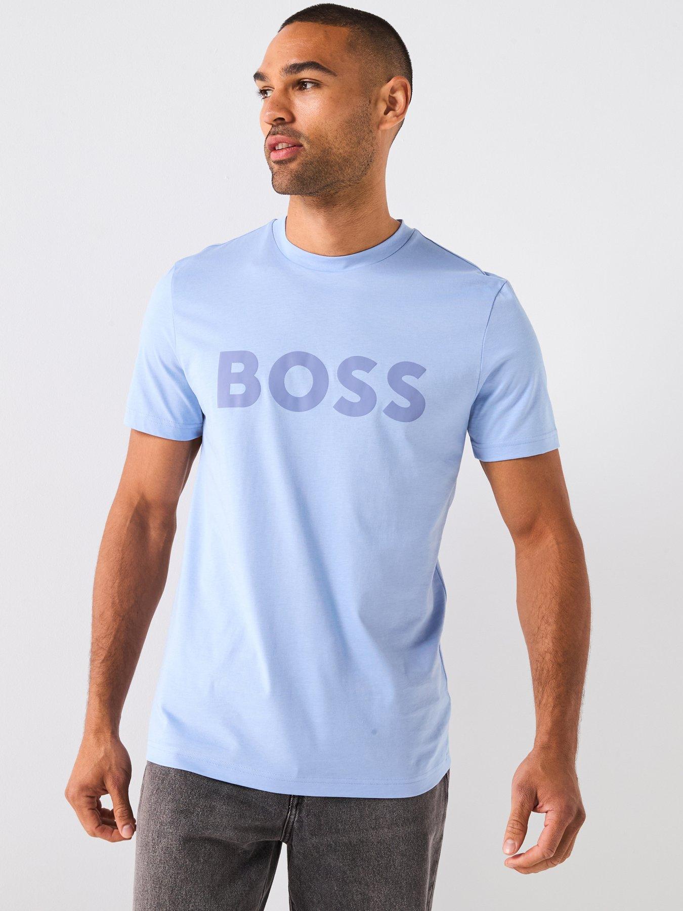 boss-thinking-1-regular-fit-large-logo-t-shirt-light-bluefront