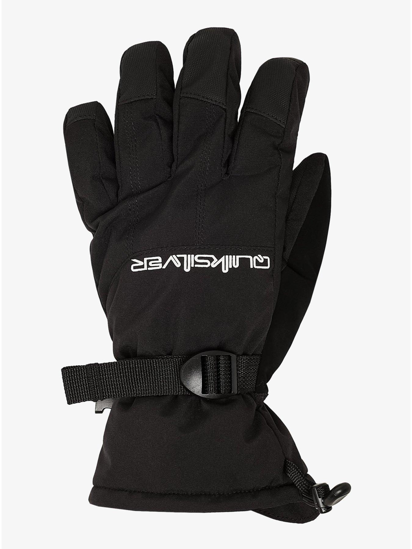 Image 2 of 4 of Quiksilver Mens Skiing Mission Gloves - Black