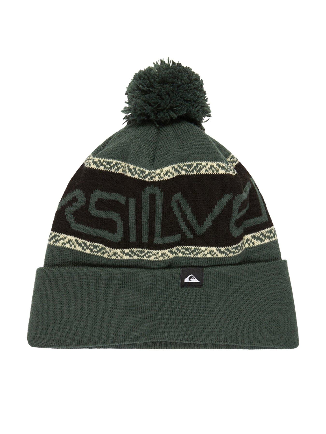 Quiksilver Mens Skiing Summit Beanie Hat - Green