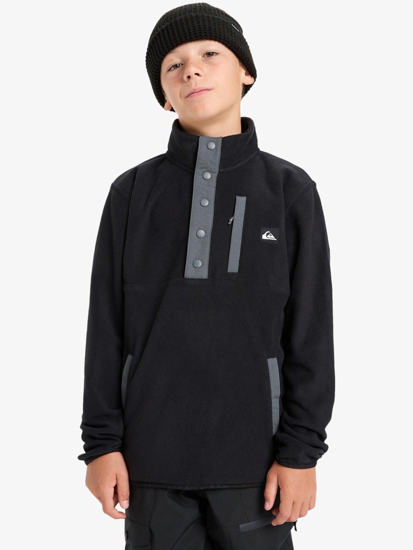 Quiksilver Junior Boys Skiing No Destination Fleece - Black