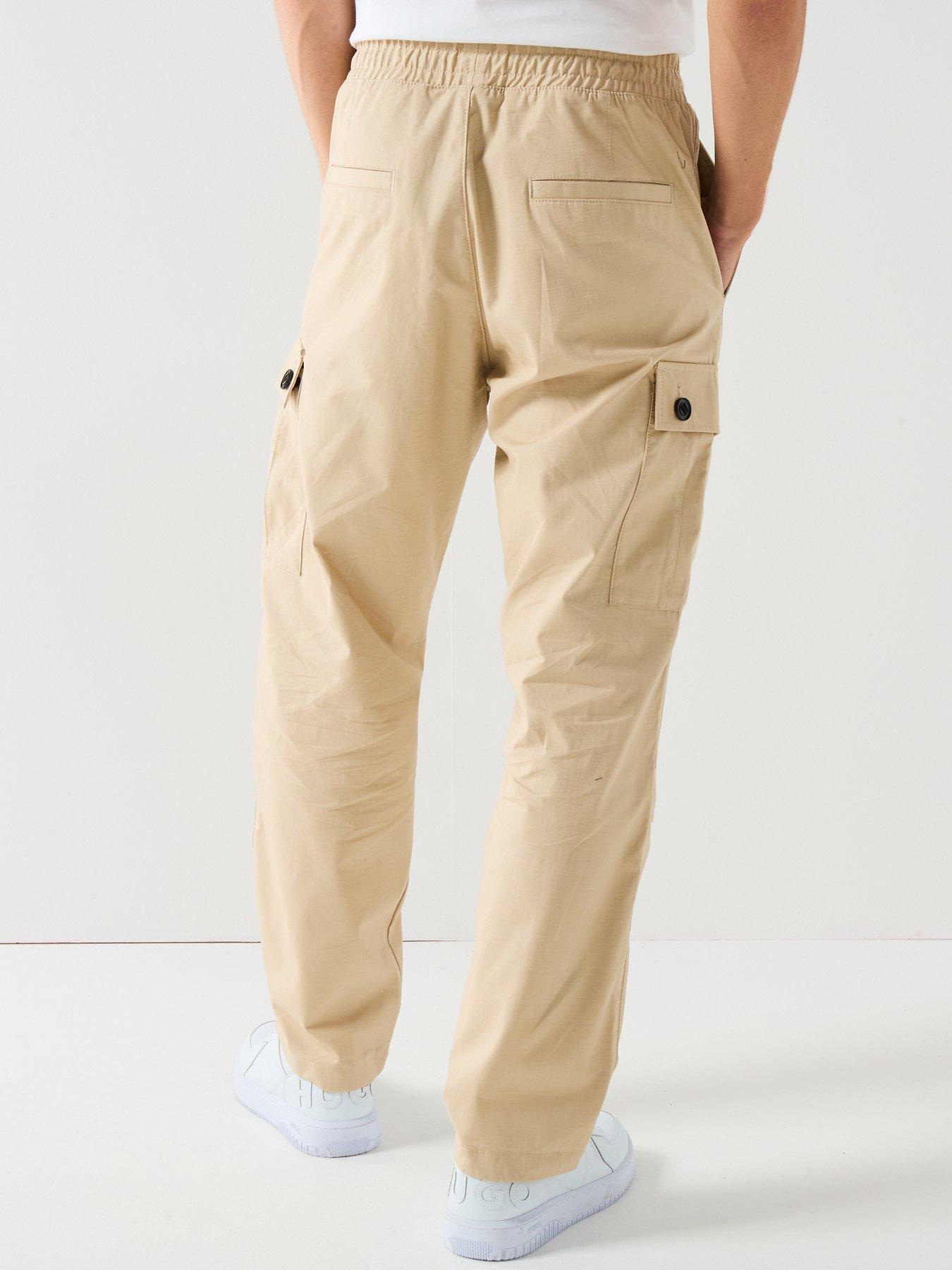 hugo-garlo233-regular-fit-drawstring-cargo-pants-beigestillFront