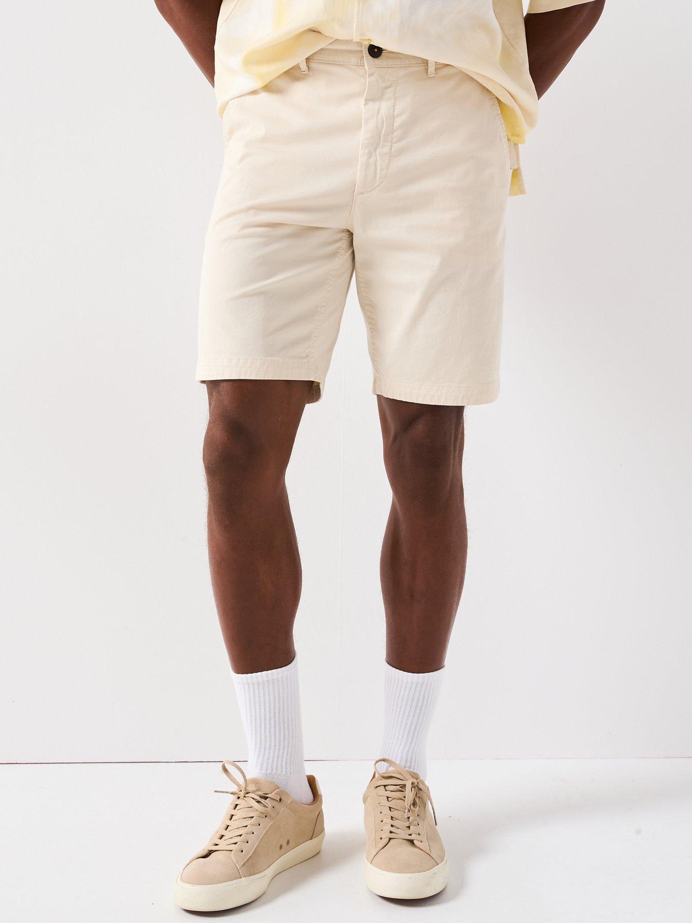 BOSS Chino Slim Fit Shorts - Beige