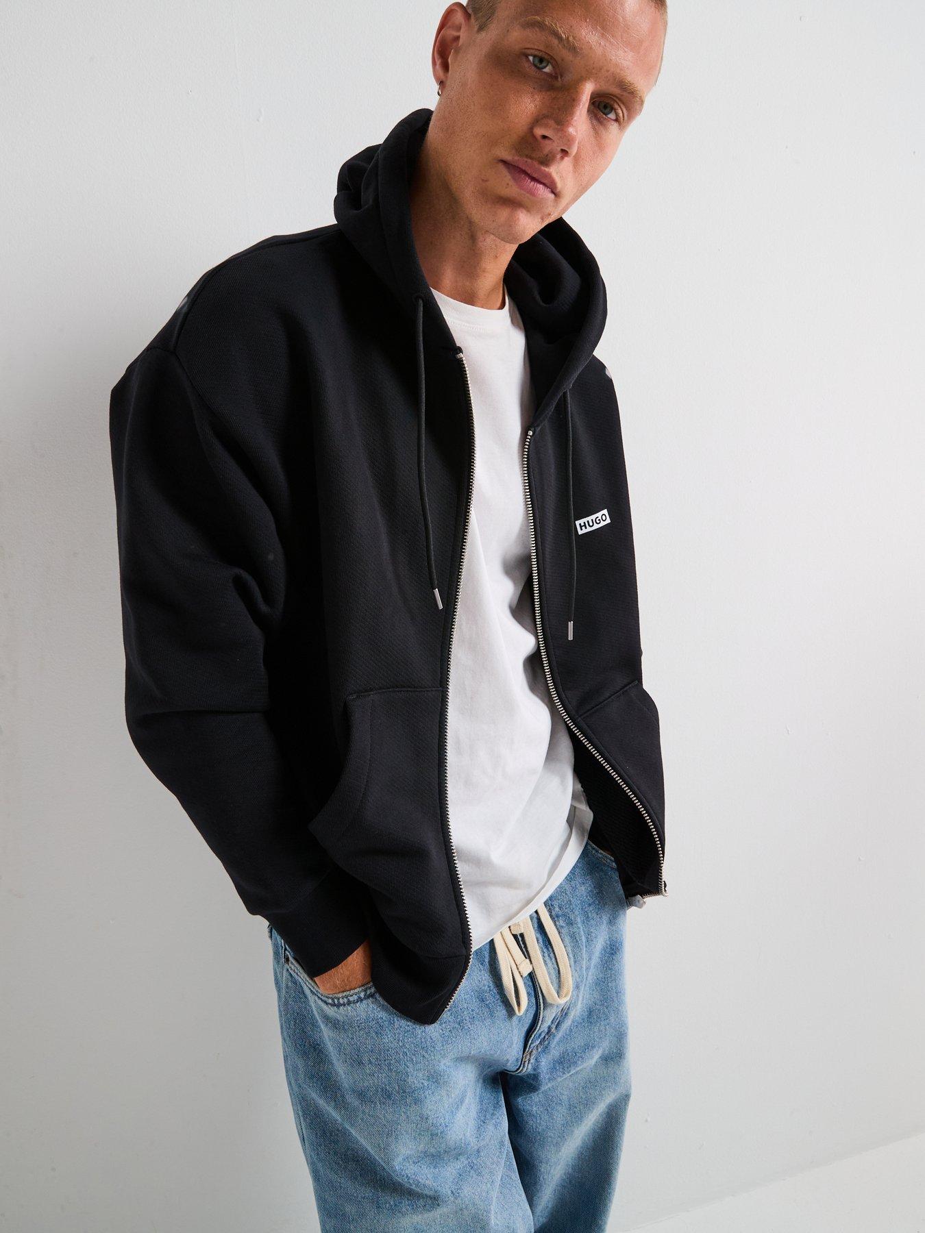 hugo-hugo-blue-nardimez-international-loose-zip-through-hoodie-blackstillFront