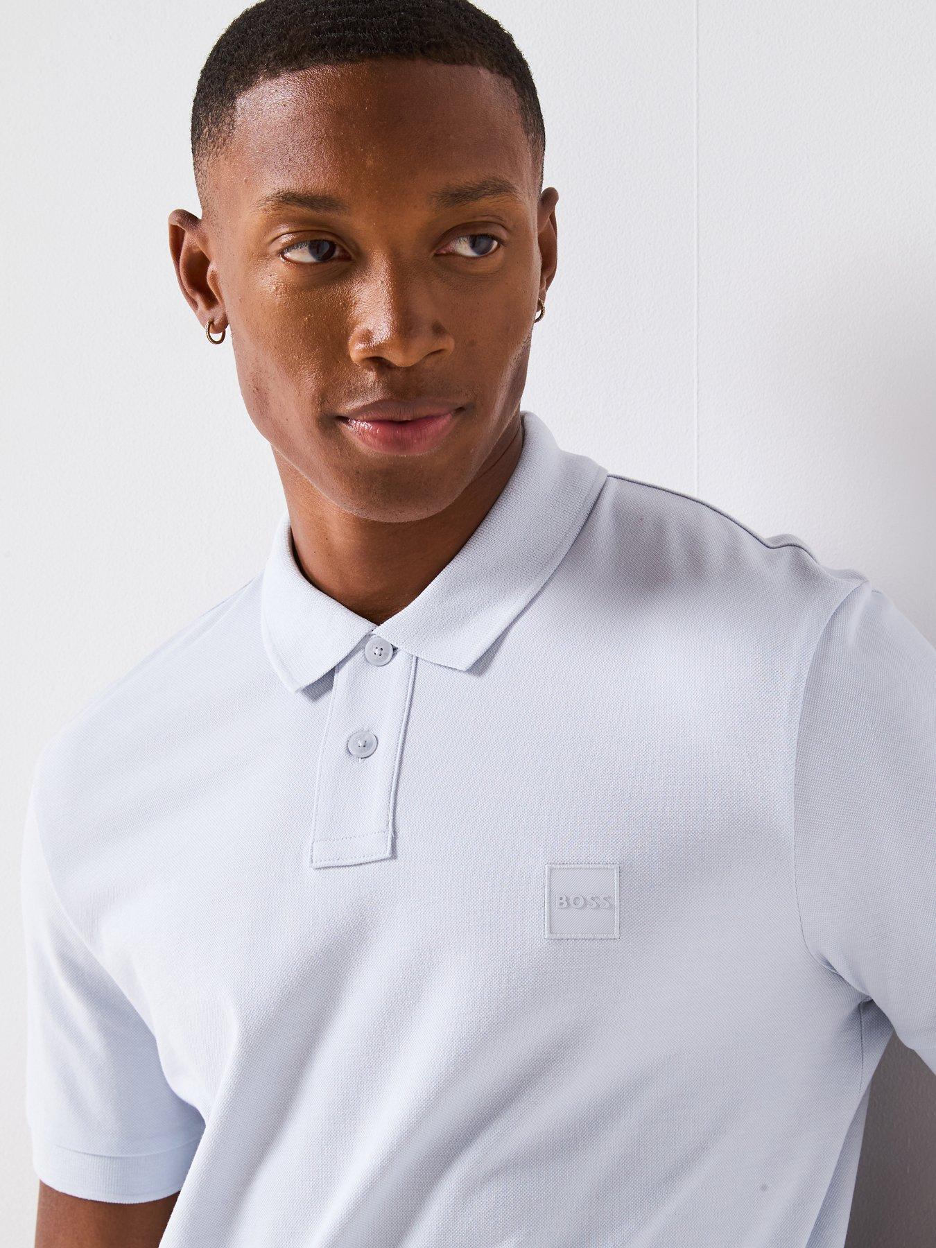 boss-passenger-slim-fit-tonal-patch-logo-polo-shirt-greyfront