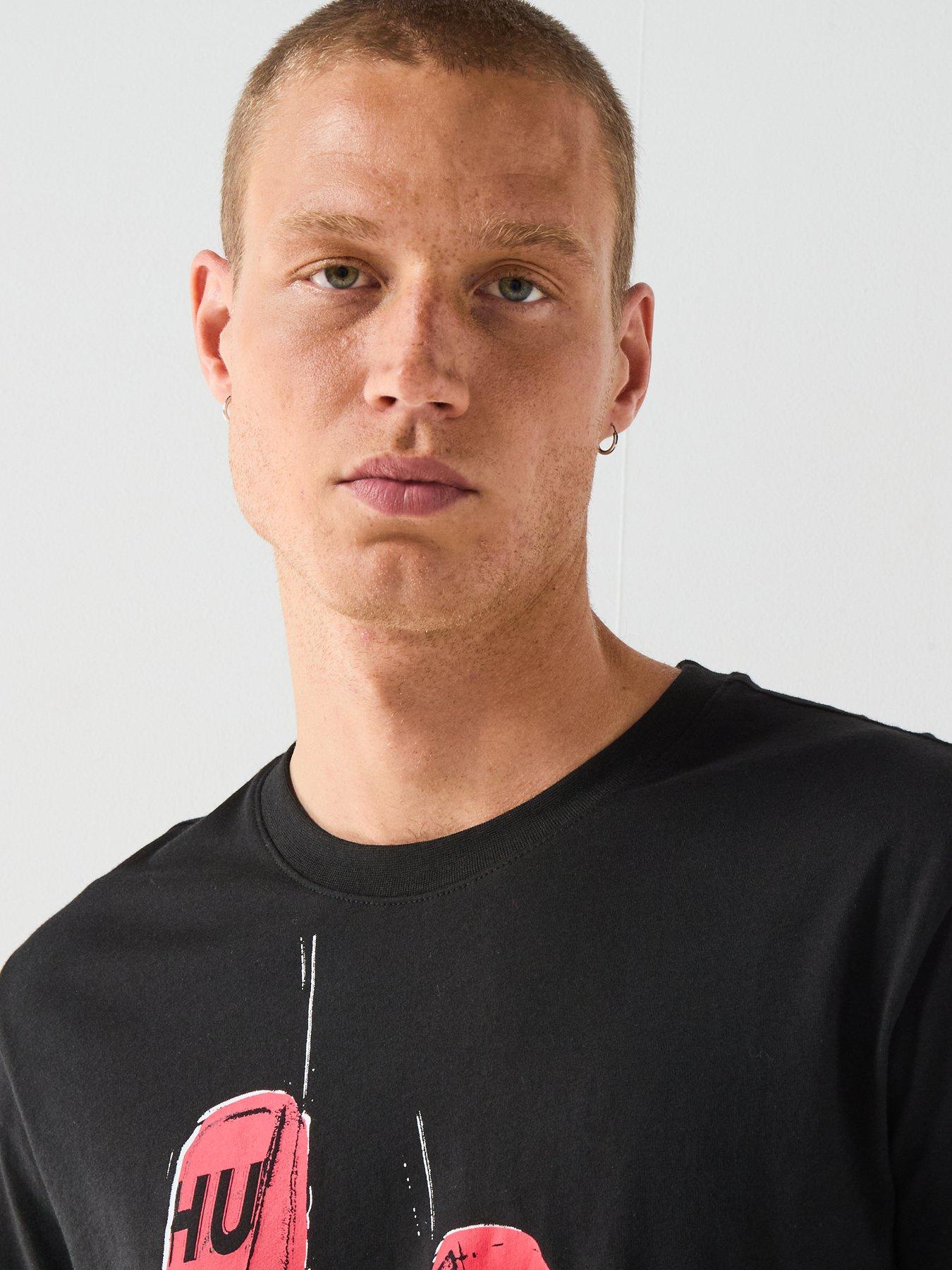 Image 5 of 6 of HUGO Regular Fit Diboxer T-shirt - Black