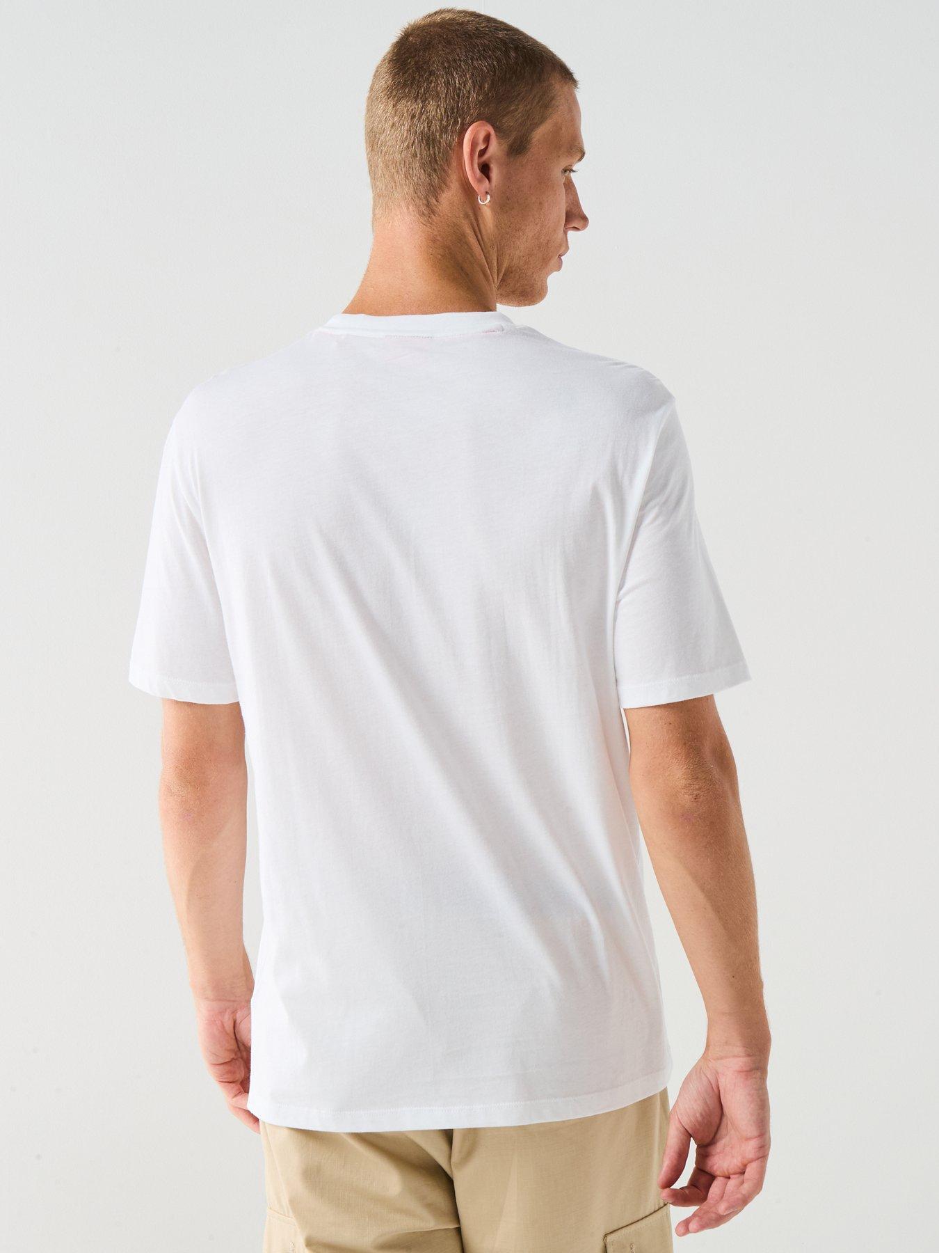Image 2 of 6 of HUGO Regular Fit Diboxer T-shirt - White