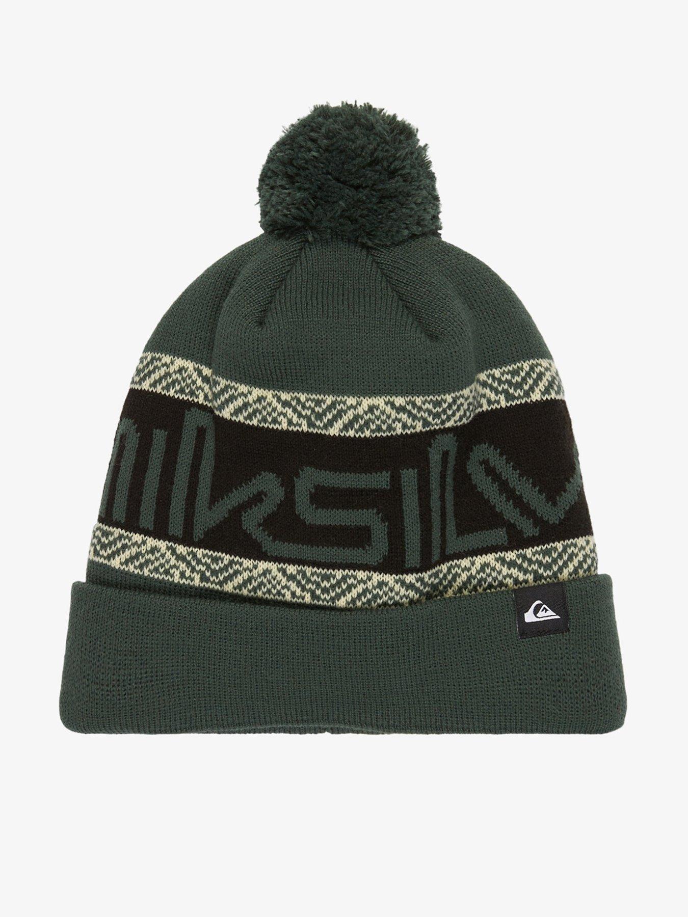 Quiksilver Junior Boys Skiing Summit Beanie Hat - Green