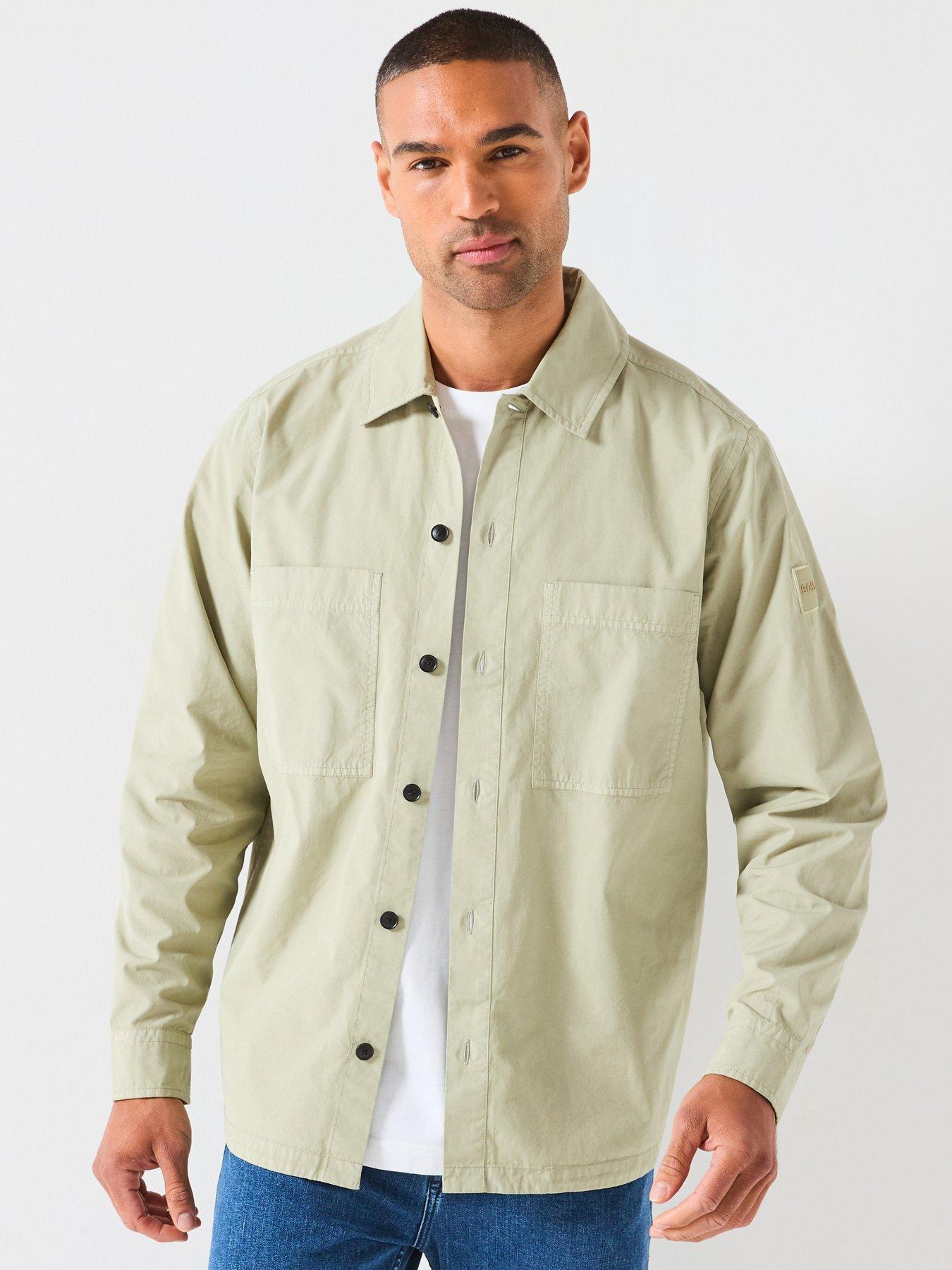Image 1 of 6 of BOSS Oversized Fit Shirt - Green