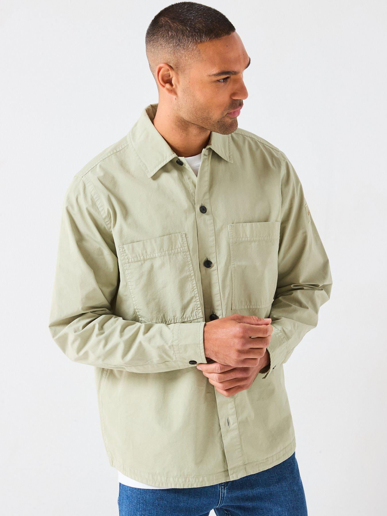 Image 6 of 6 of BOSS Oversized Fit Shirt - Green