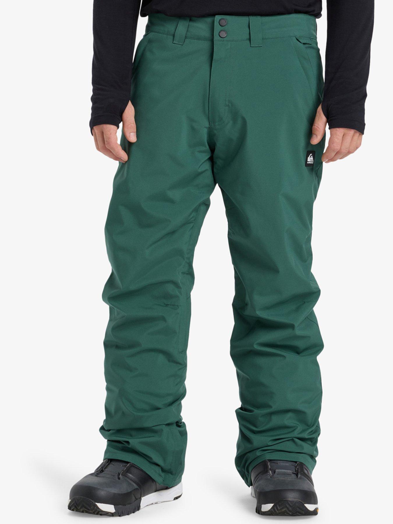 Quiksilver Mens Skiing Estate Pants - Green