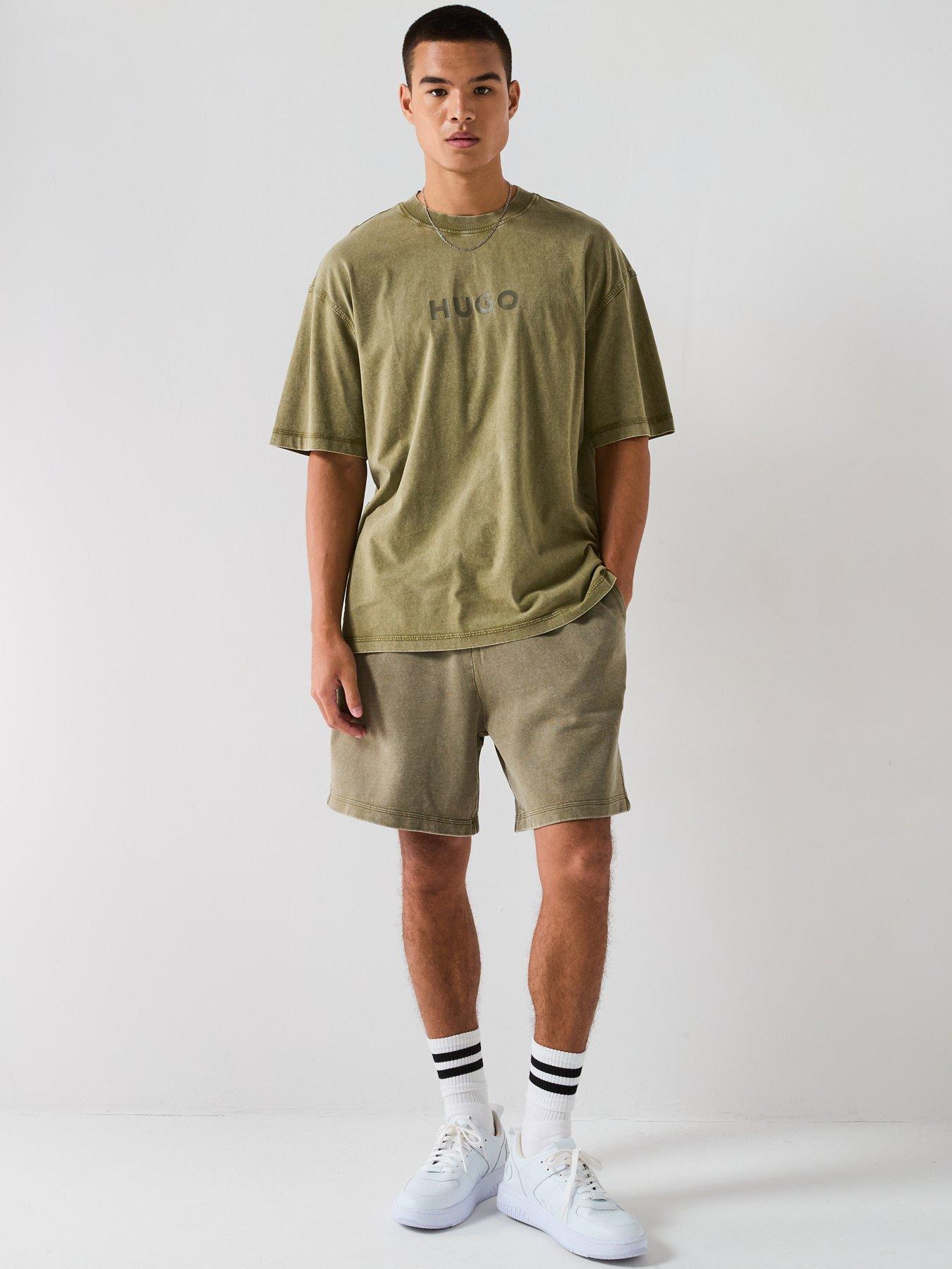 hugo-nebute-washed-loose-fit-centre-logo-t-shirt-greenback