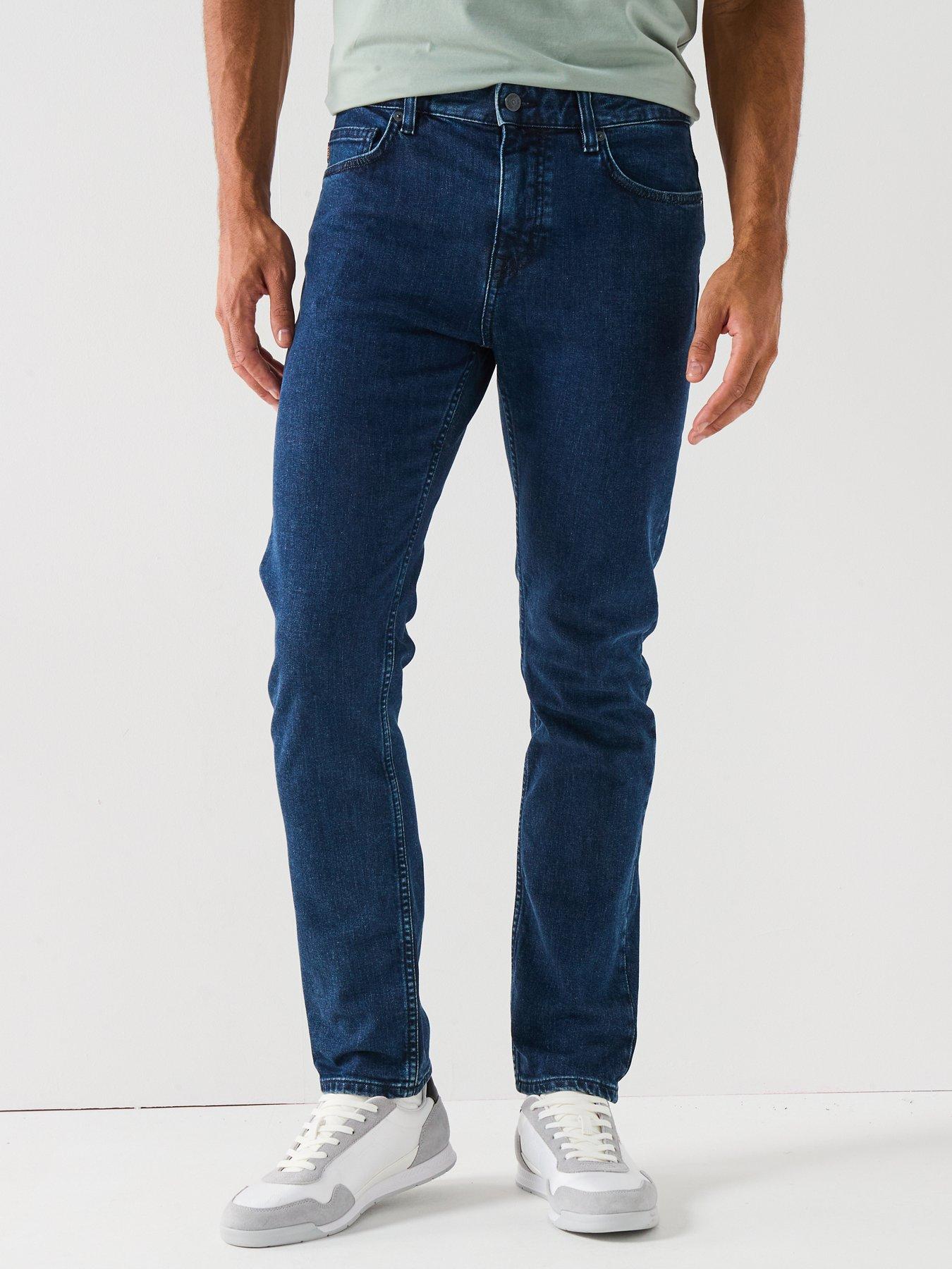 BOSS Delaware Slim Fit Jeans - Mid Wash