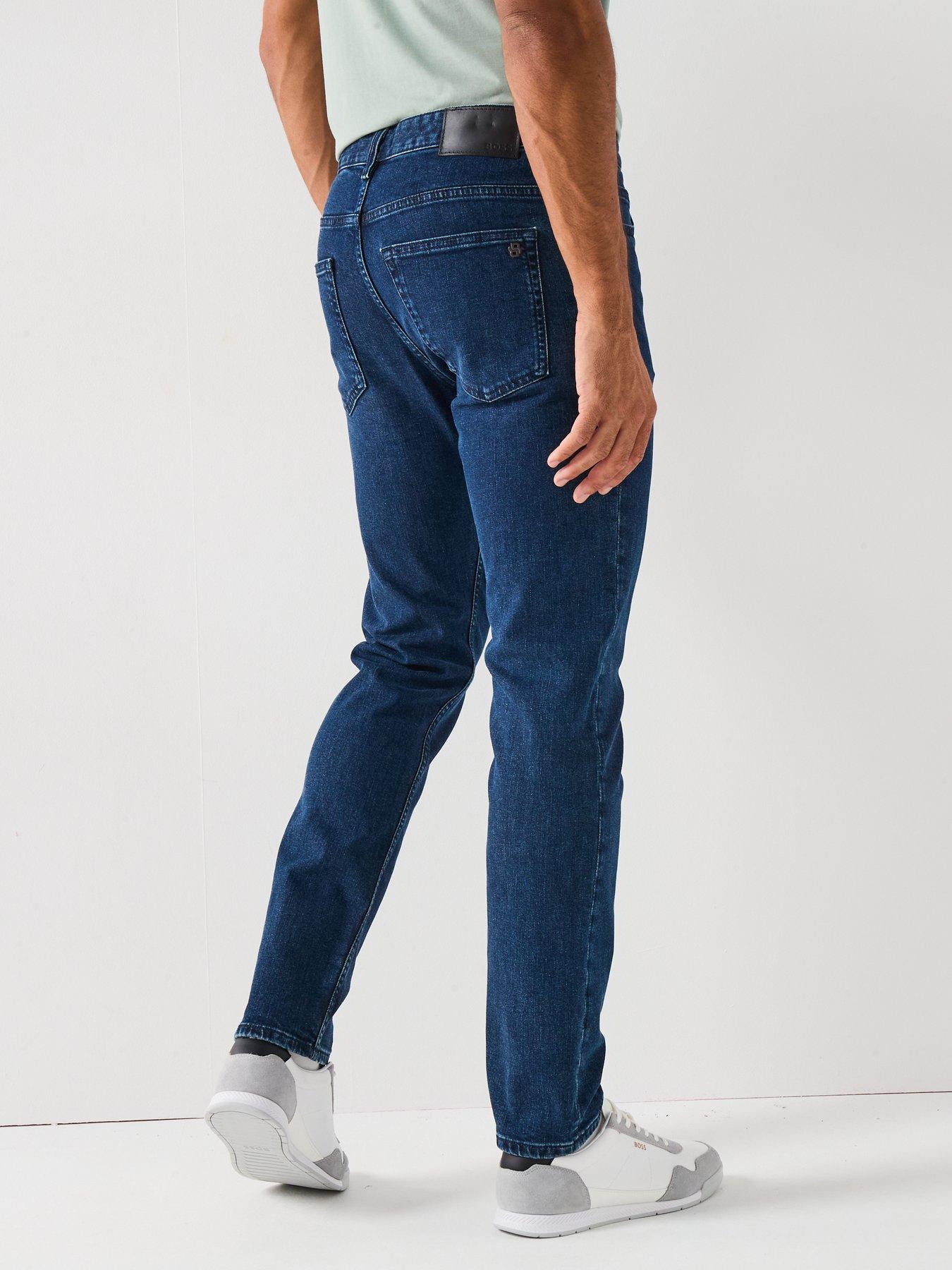 Image 2 of 6 of BOSS Delaware Slim Fit Jeans - Mid Wash