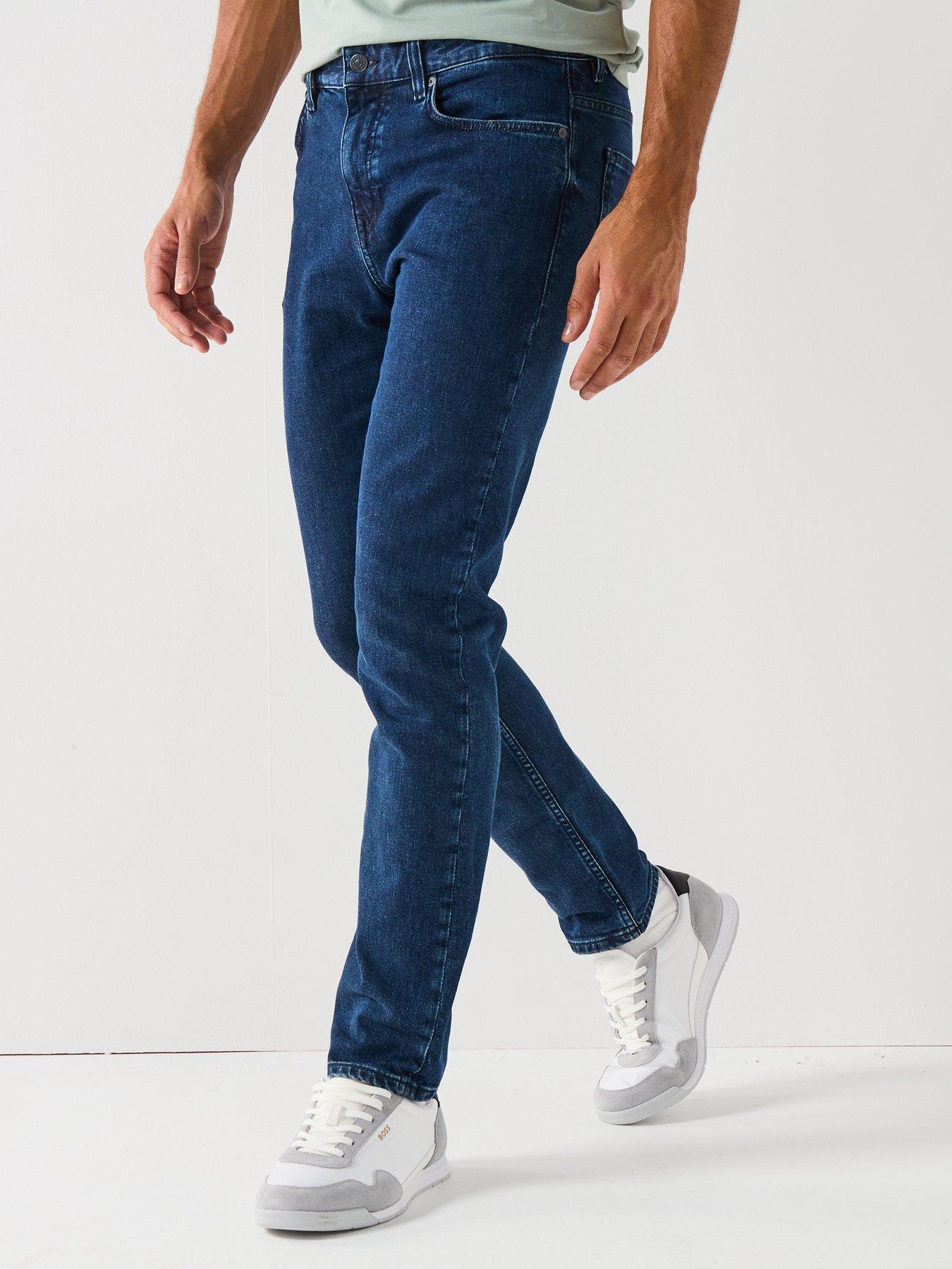 Image 6 of 6 of BOSS Delaware Slim Fit Jeans - Mid Wash